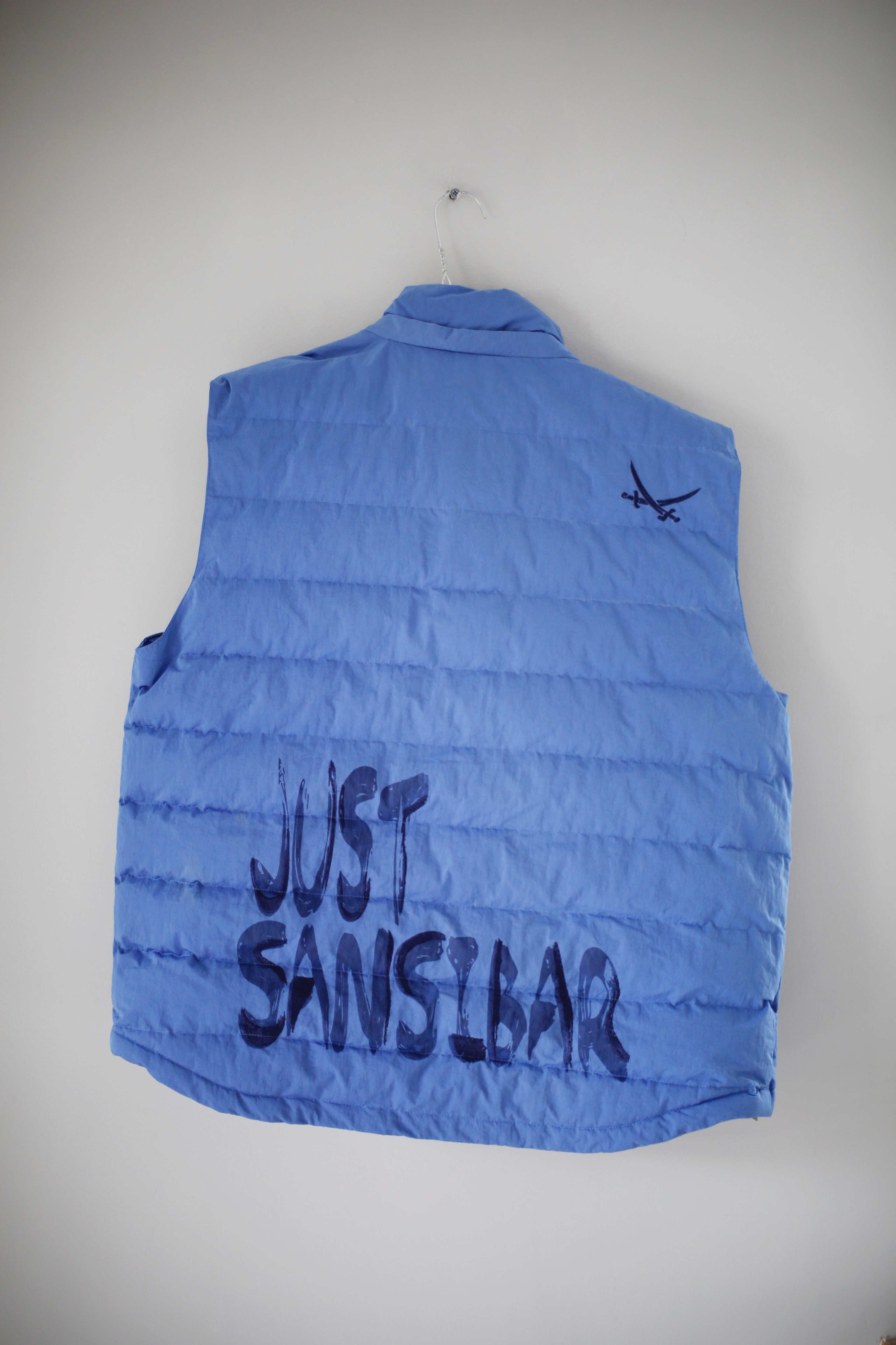 Sansibar Sylt Weste Blau dunkelblau XL Daunenweste Steppweste Marineblau
