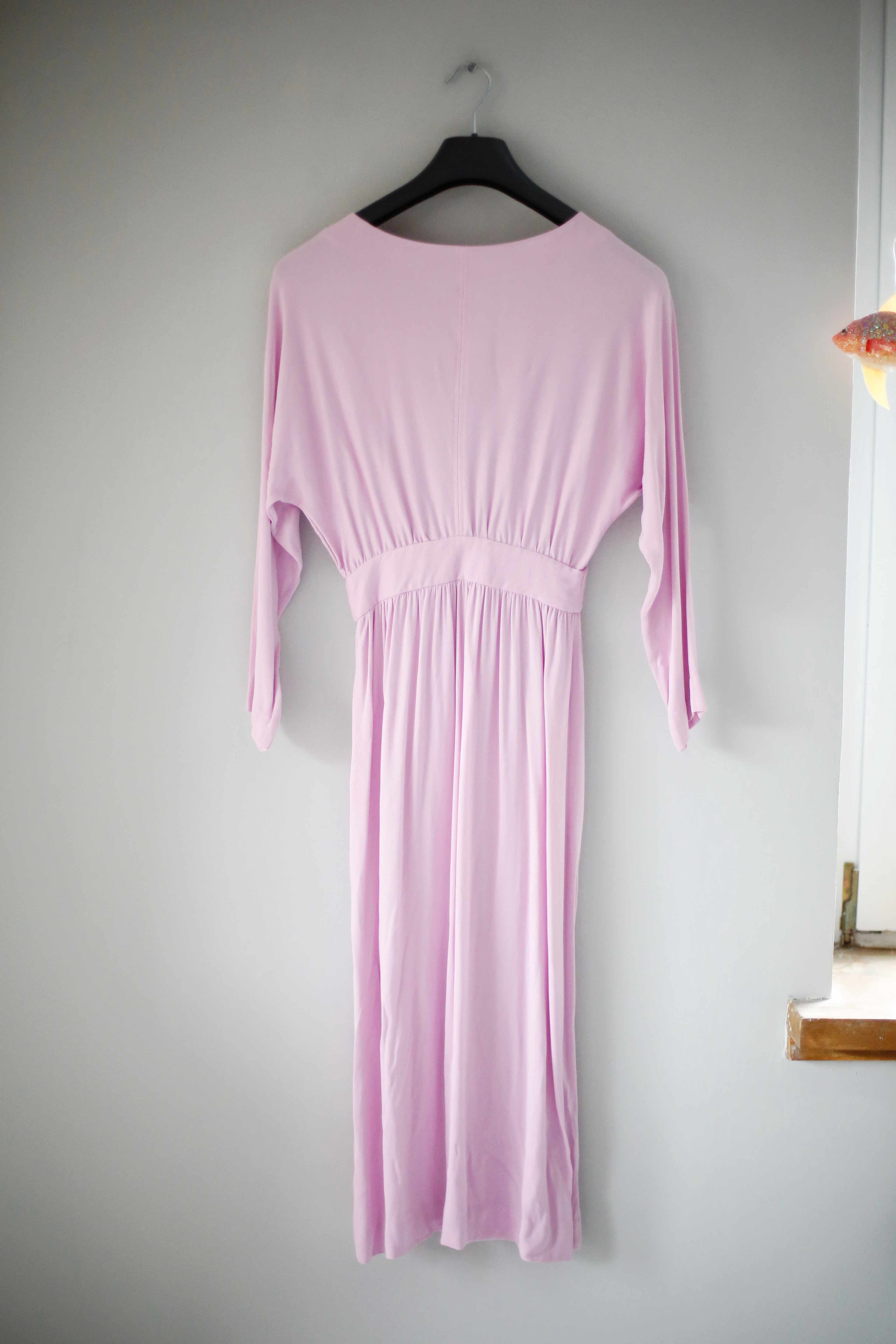 &other stories Kleid Capsule Rosa Rose Midi Midikleid 32 XS Sommerkleid Pastell