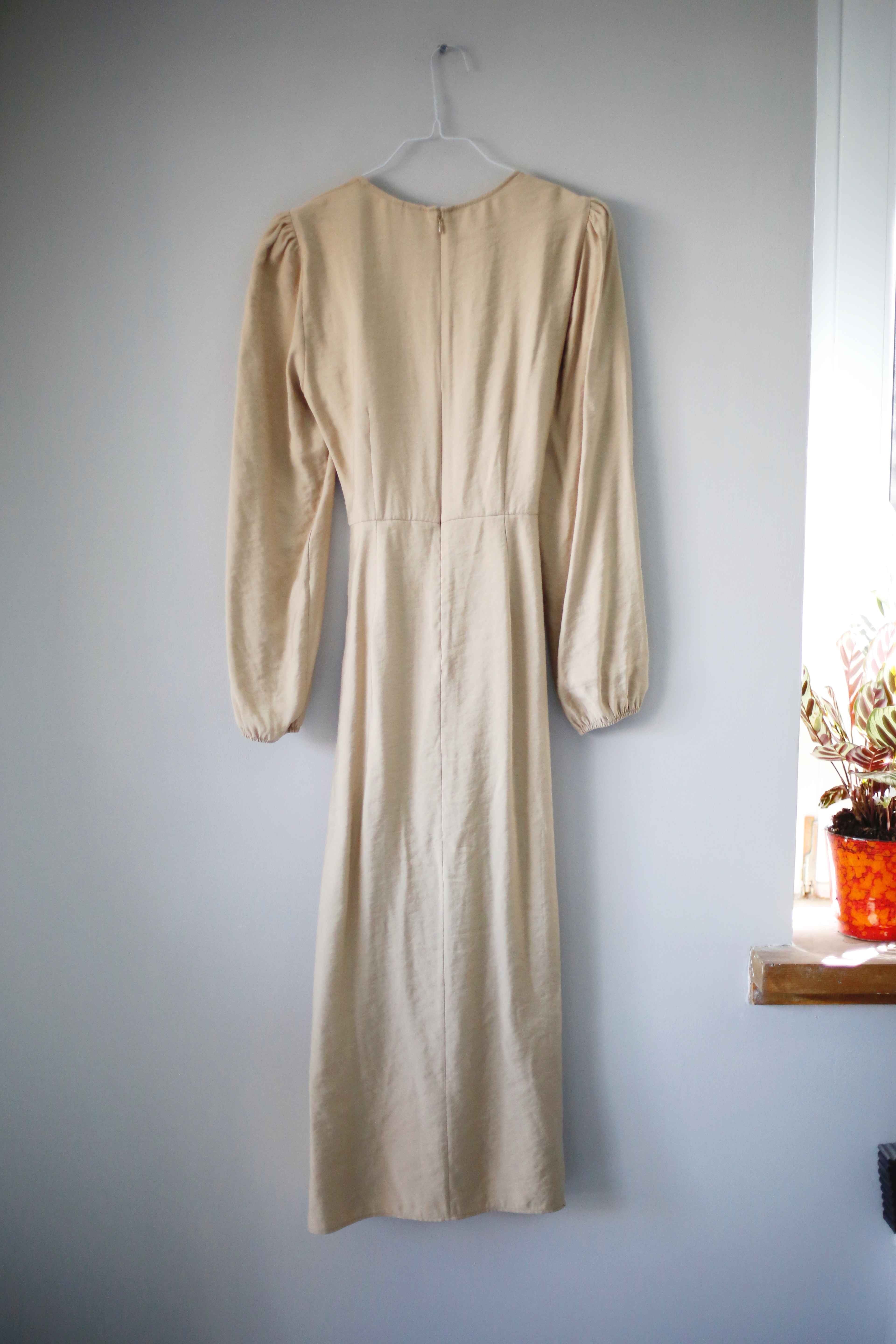 &other stories Kleid Maxikleid 38 M Creme Beige Midi Sommerkleid Los Angeles Atelier