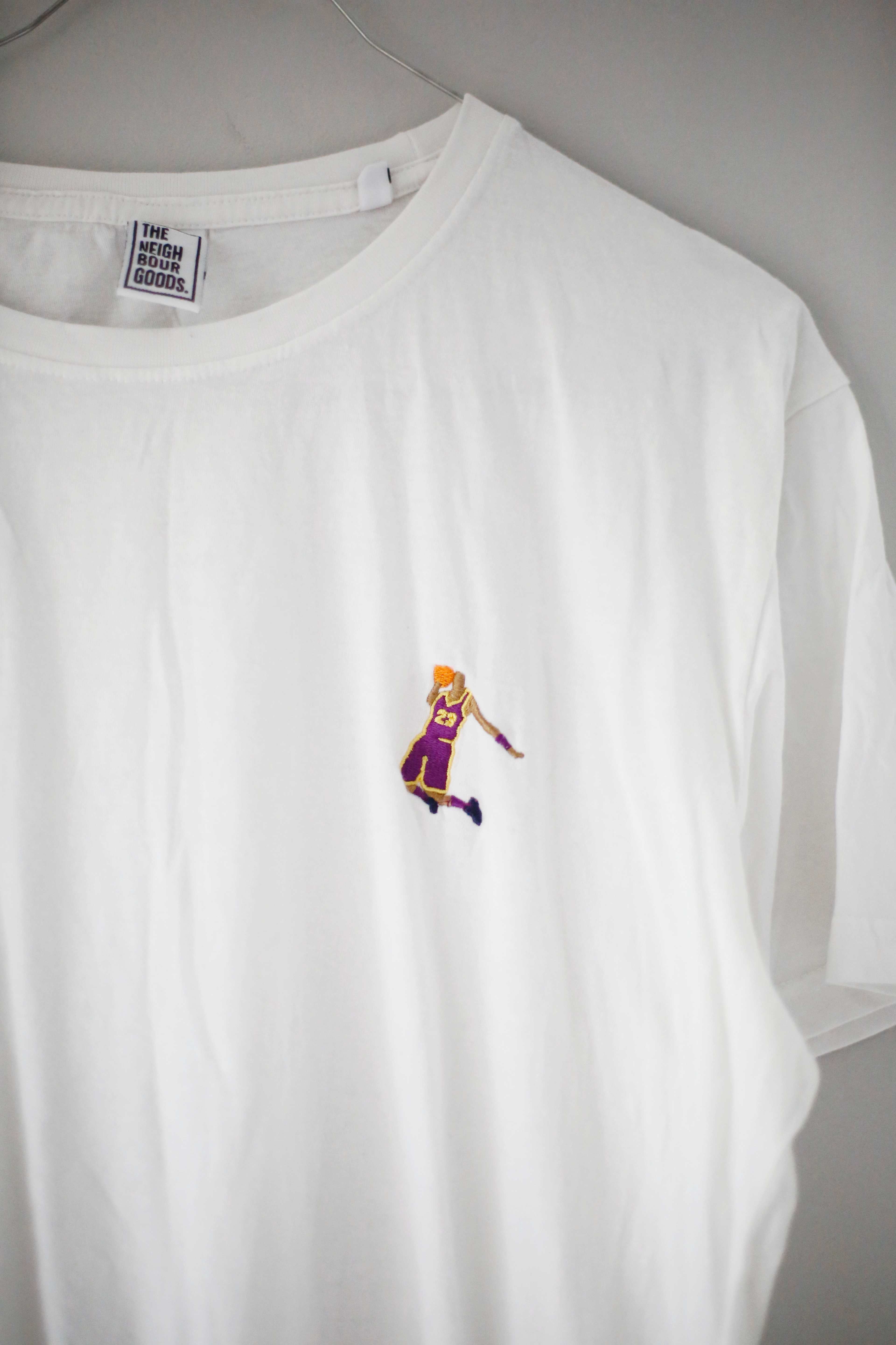 The Neighboor Goods Shirt T-Shirt basic weiß weiss uni einfarbig Oberteil