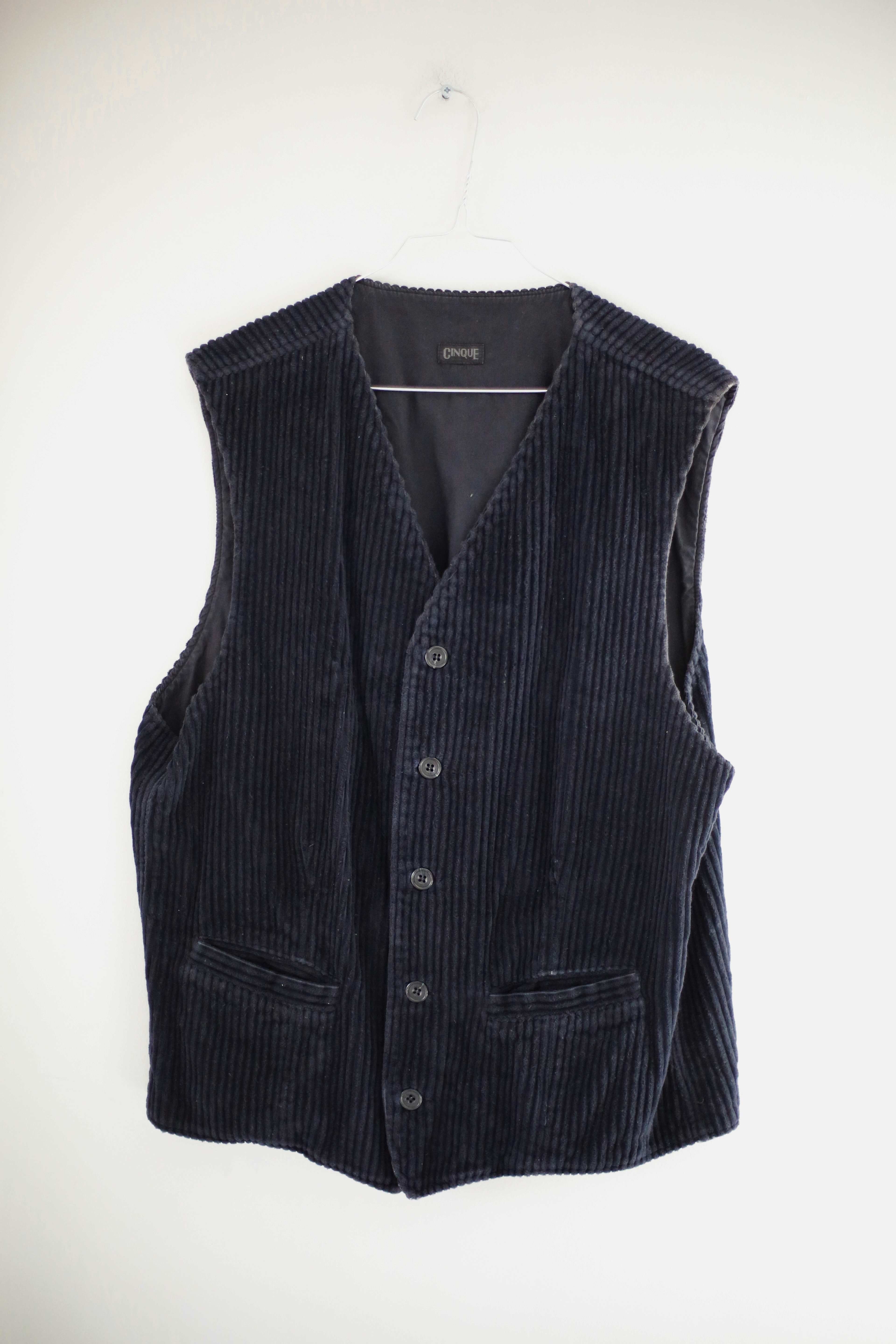 Cinque Weste Cordweste Blau dunkelblau L