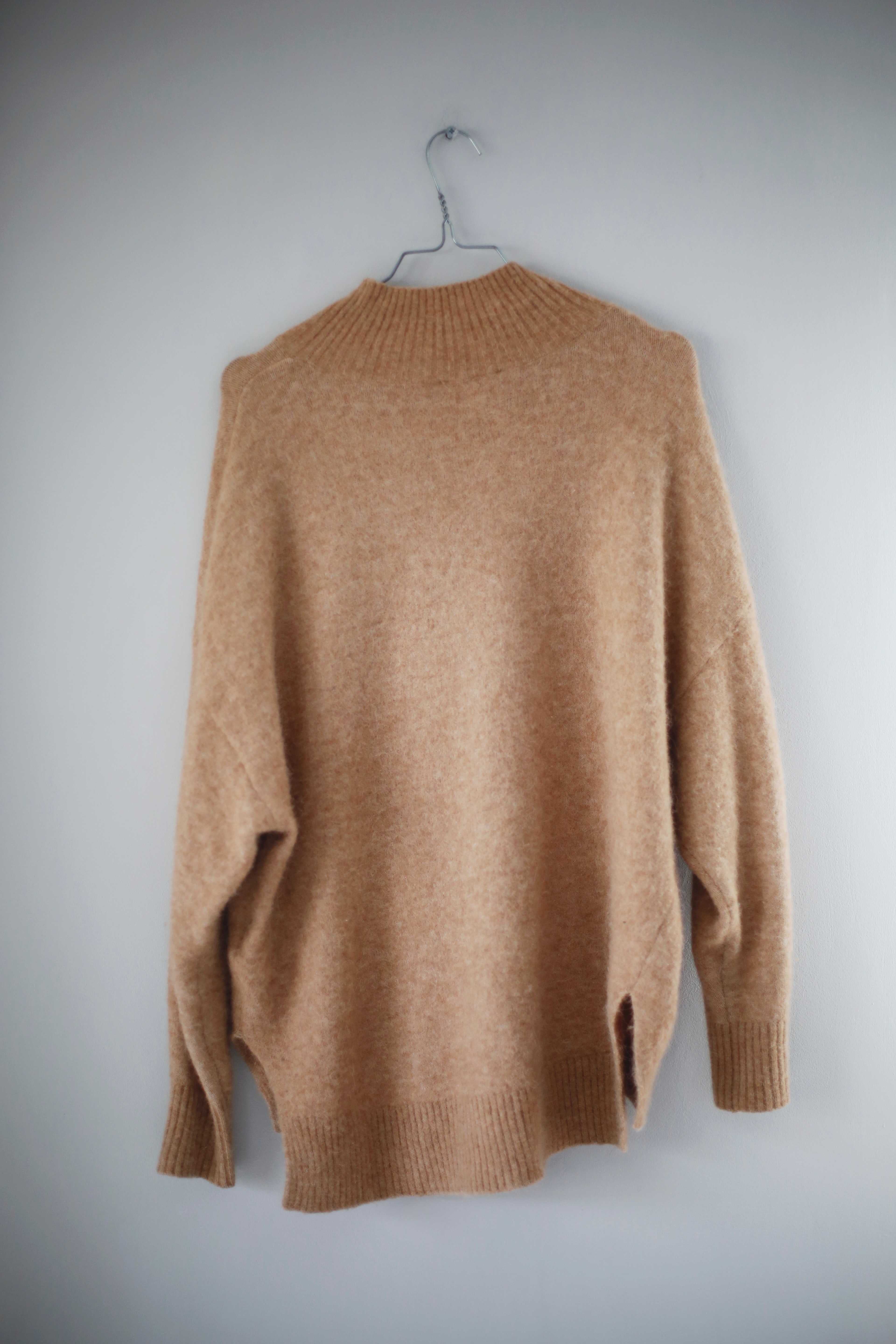 &other stories Stockholm Atelier Pullover braun beige Wollpullover Strickpullover
