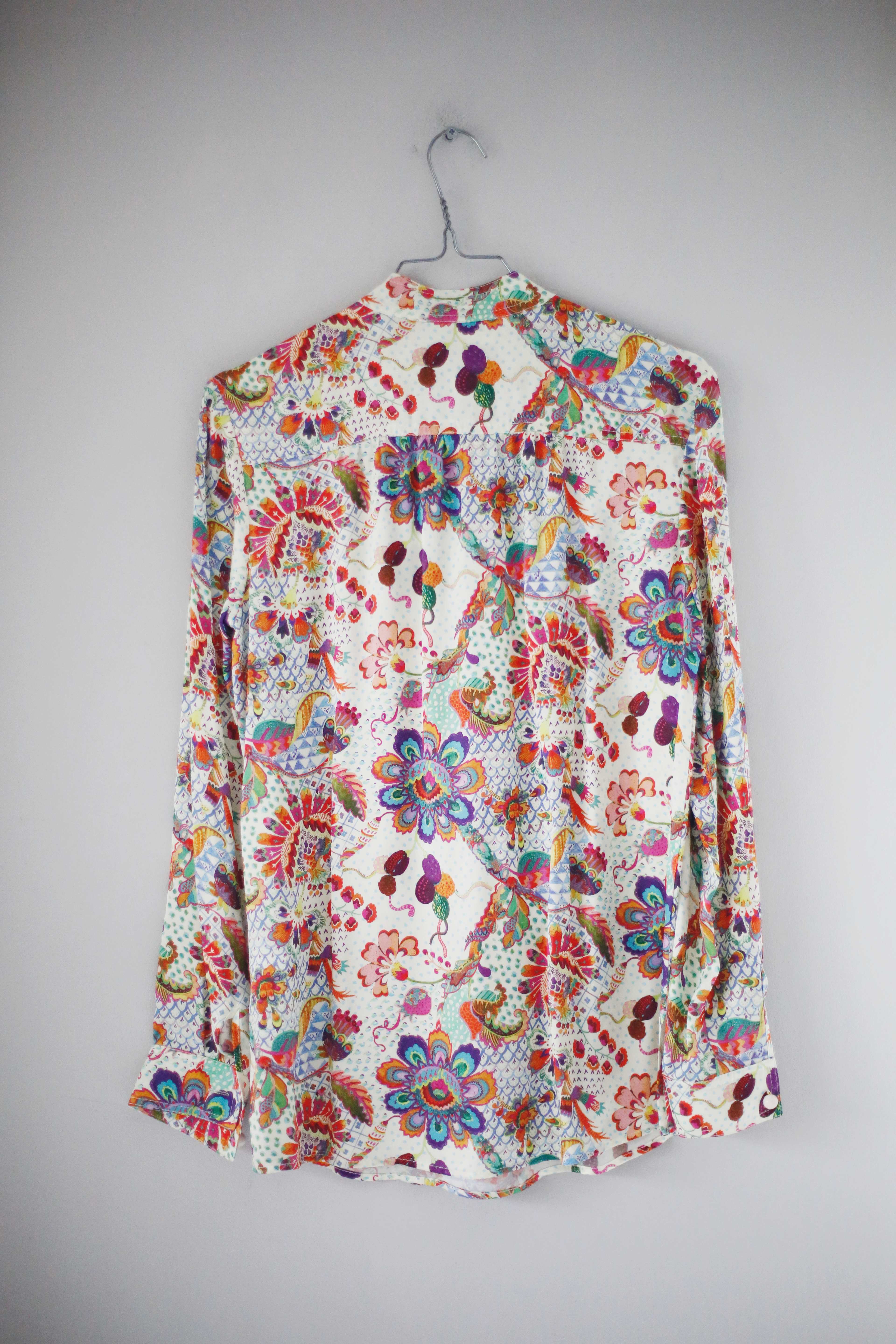 La Jolie Bluse neu Paisley 36 S Muster Langarm Hemd gemustert