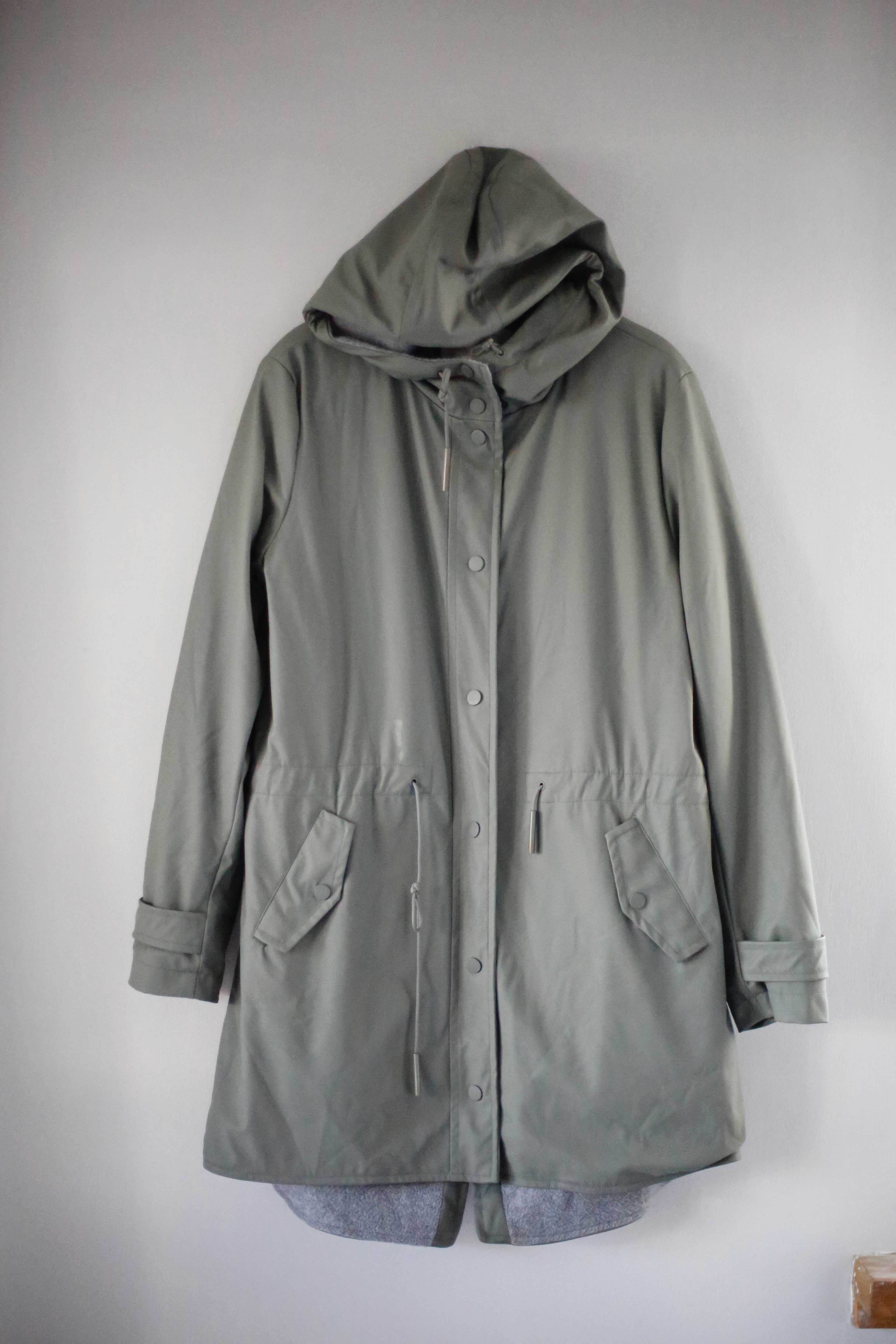 Vila Regenjacke Gün 38 M Khaki Regenmantel basic einfarbig Outdoorjacke