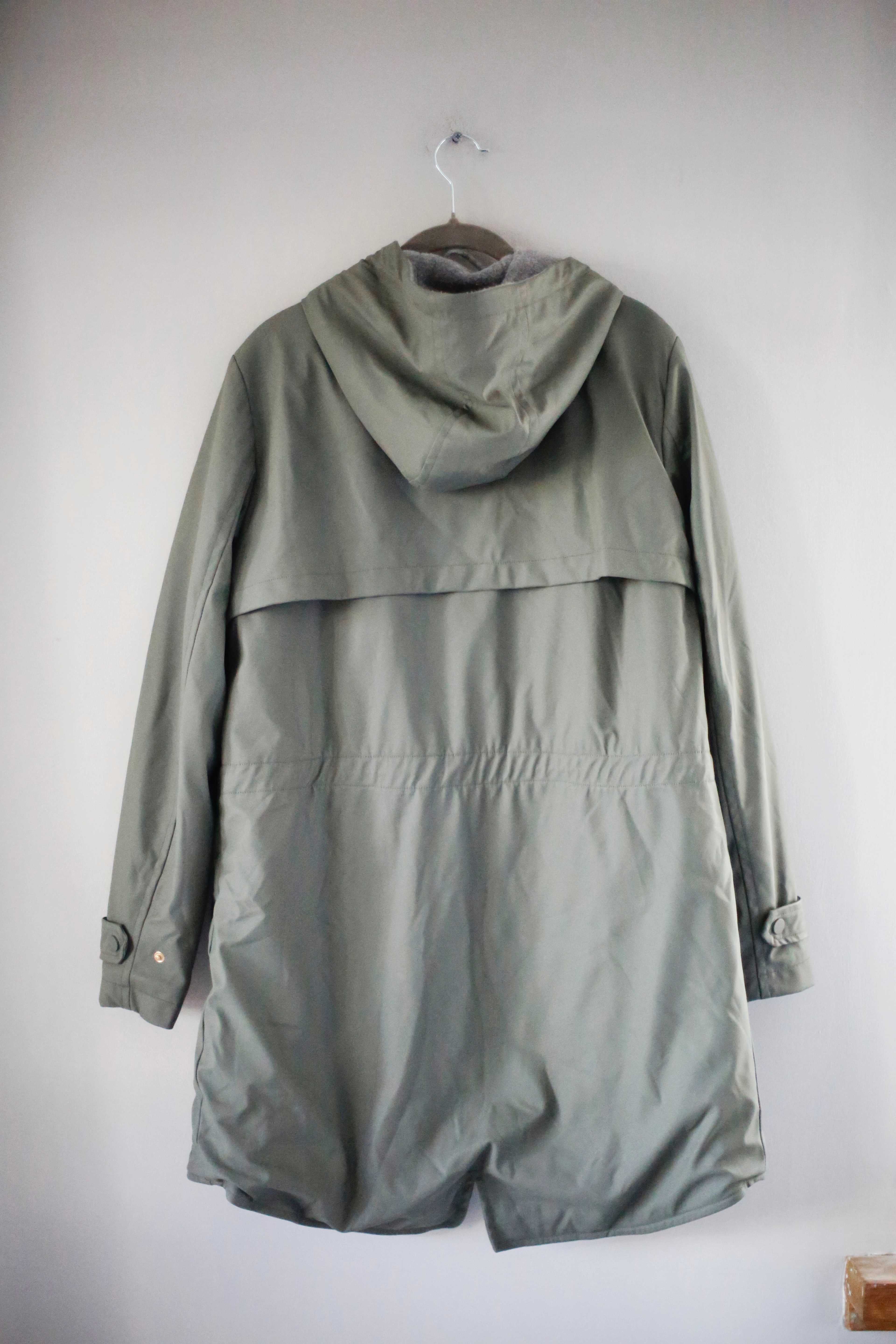 Vila Regenjacke Gün 38 M Khaki Regenmantel basic einfarbig Outdoorjacke