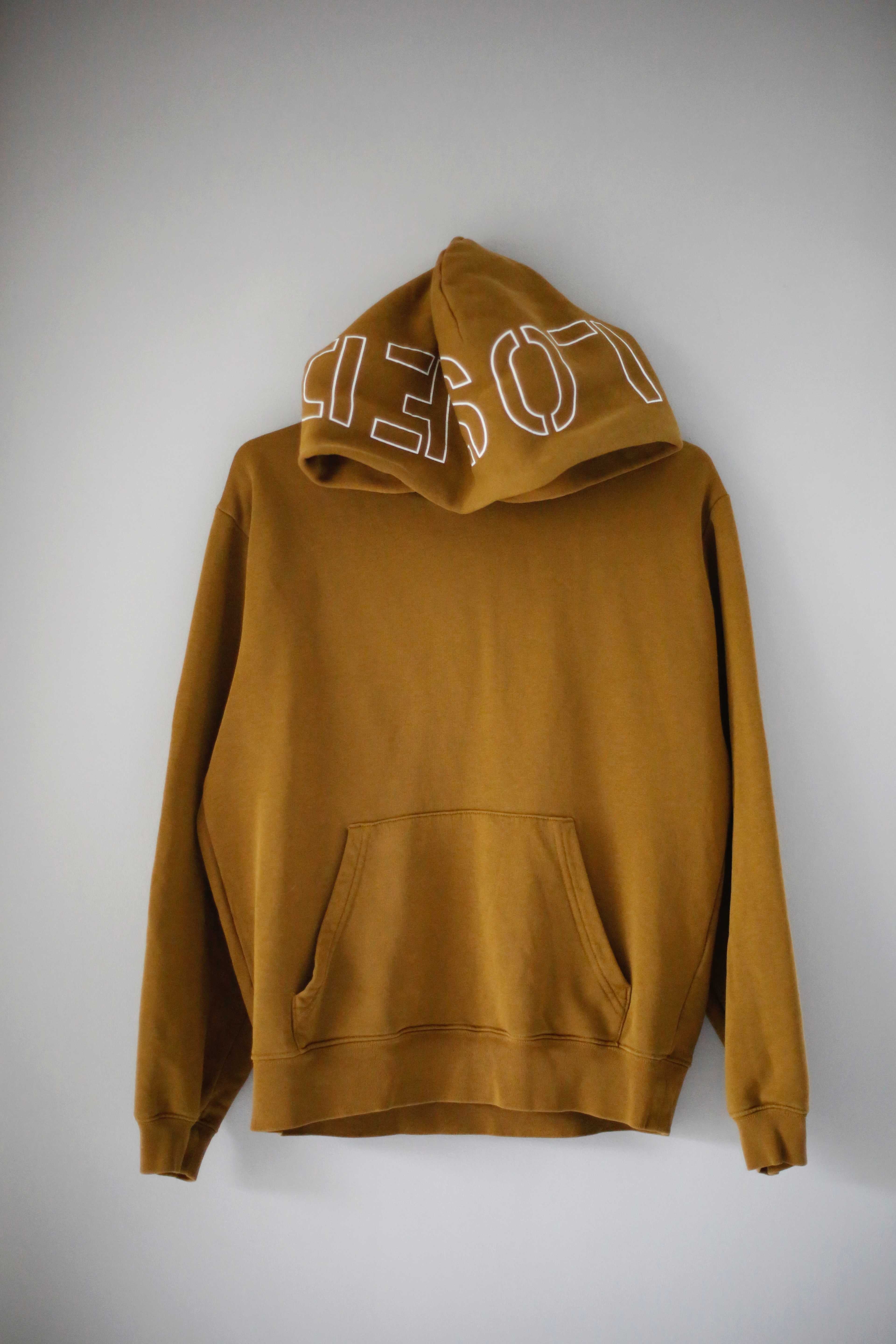 Closed Hoodie Sweater Khaki Grün Gelb Kapuzenpullover basic einfarbig 38 M