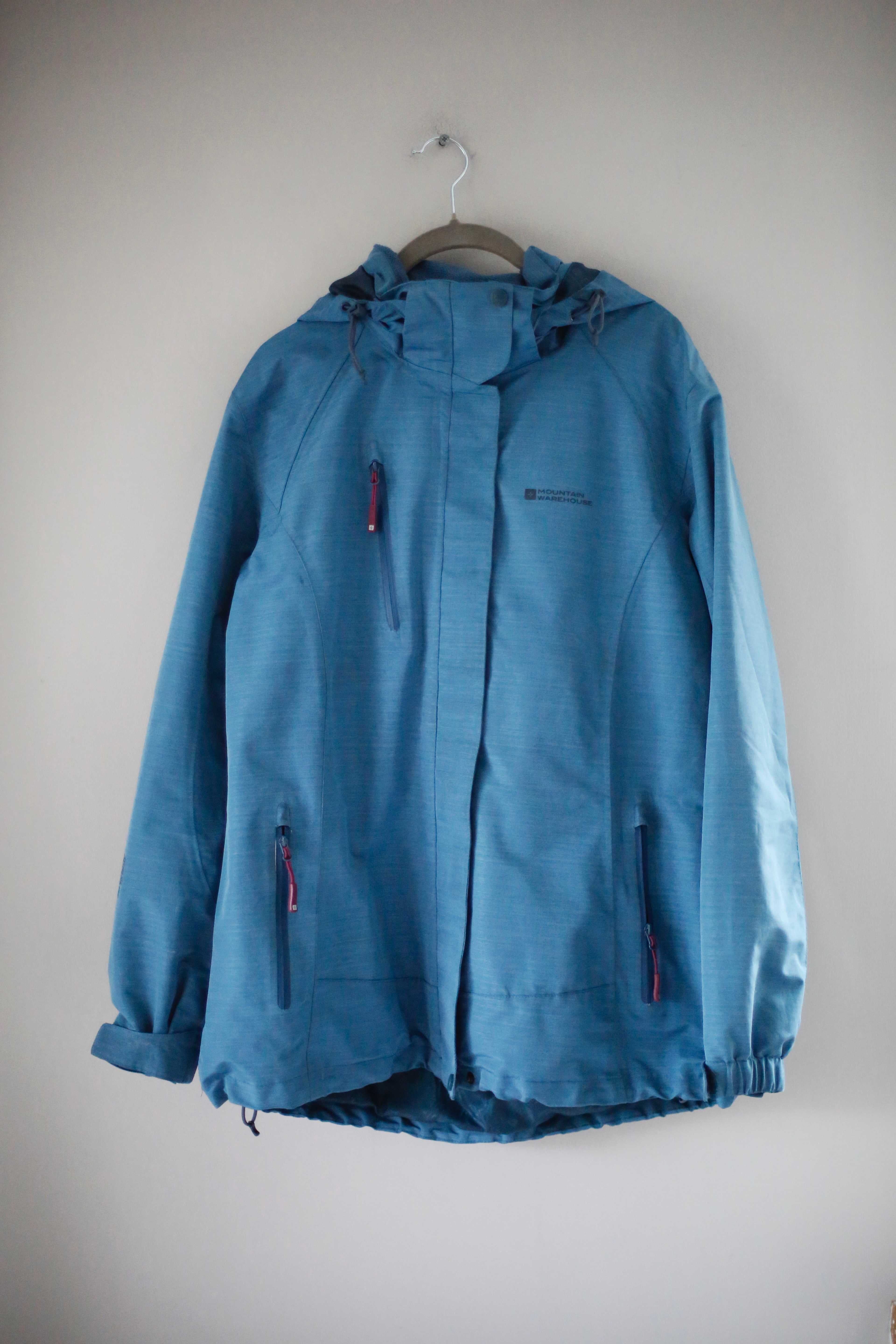 Mountain Warehouse Regenjacke Jacke Blau 42 XL Outdoorjacke