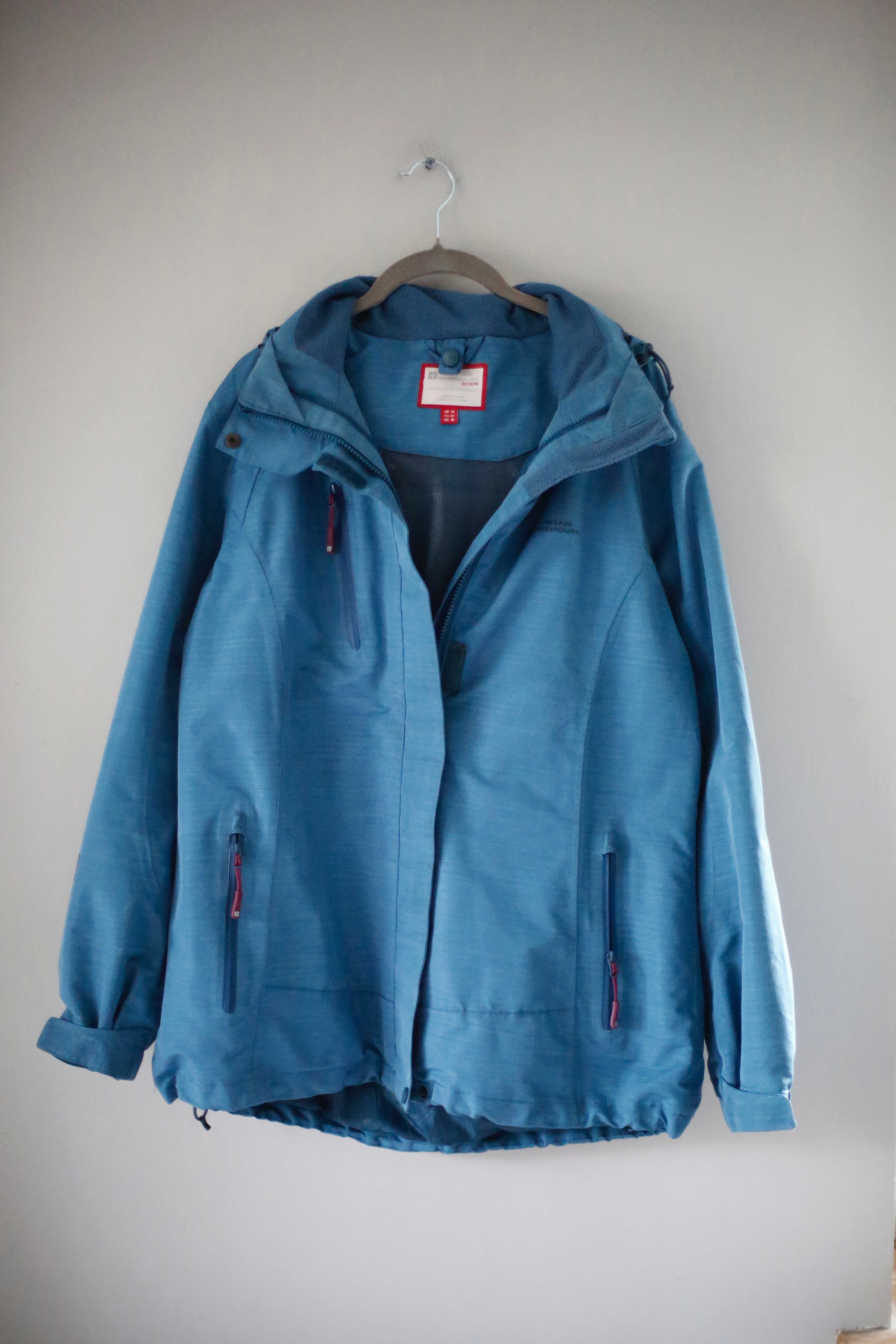 Mountain Warehouse Regenjacke Jacke Blau 42 XL Outdoorjacke