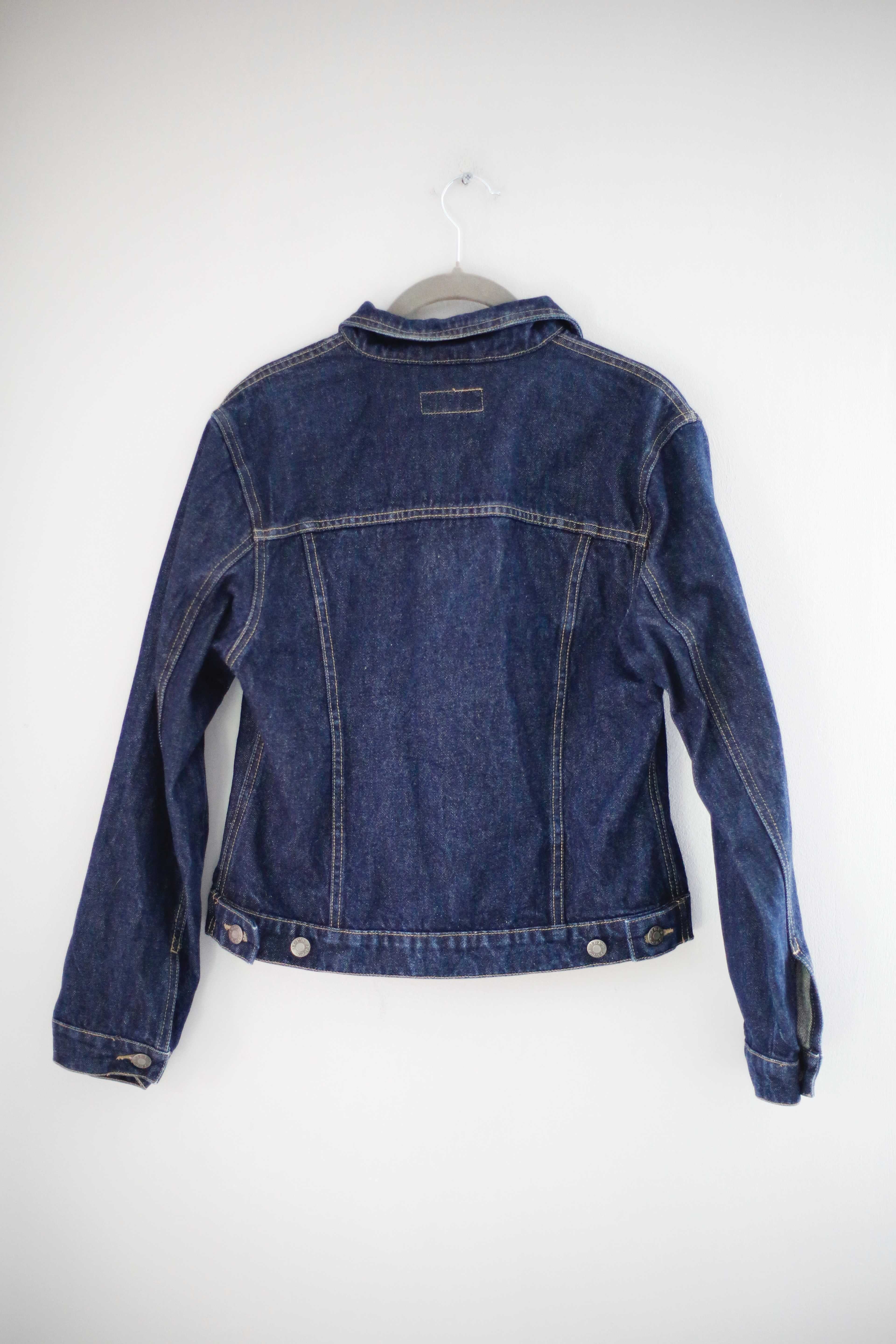 Jeansjacke Trucker Jacke denim dunkelblau Jep's 38 M true Vintage Jacke blau