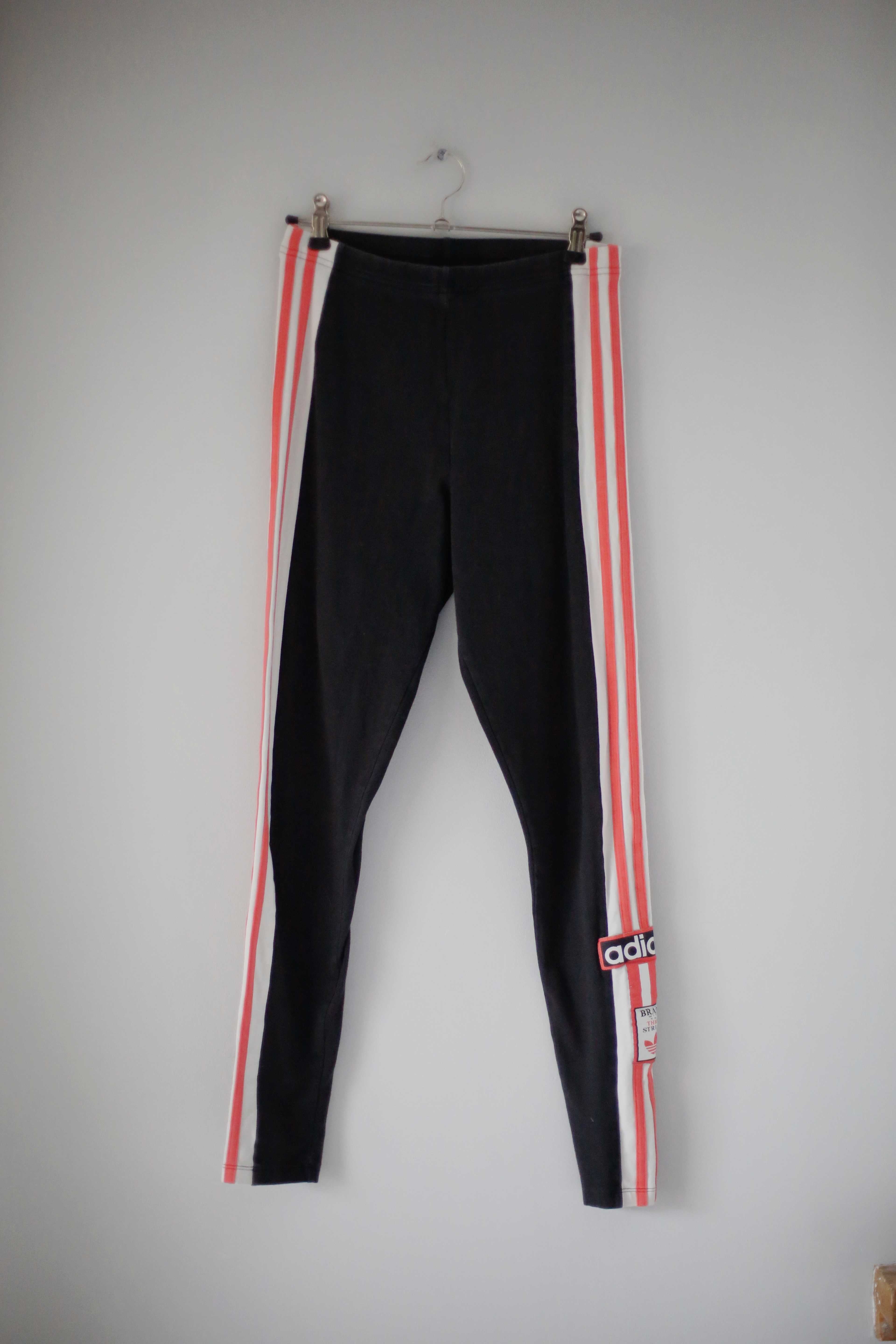 Adidas Leggins schwarz basic Sporthose 38 M Koralle