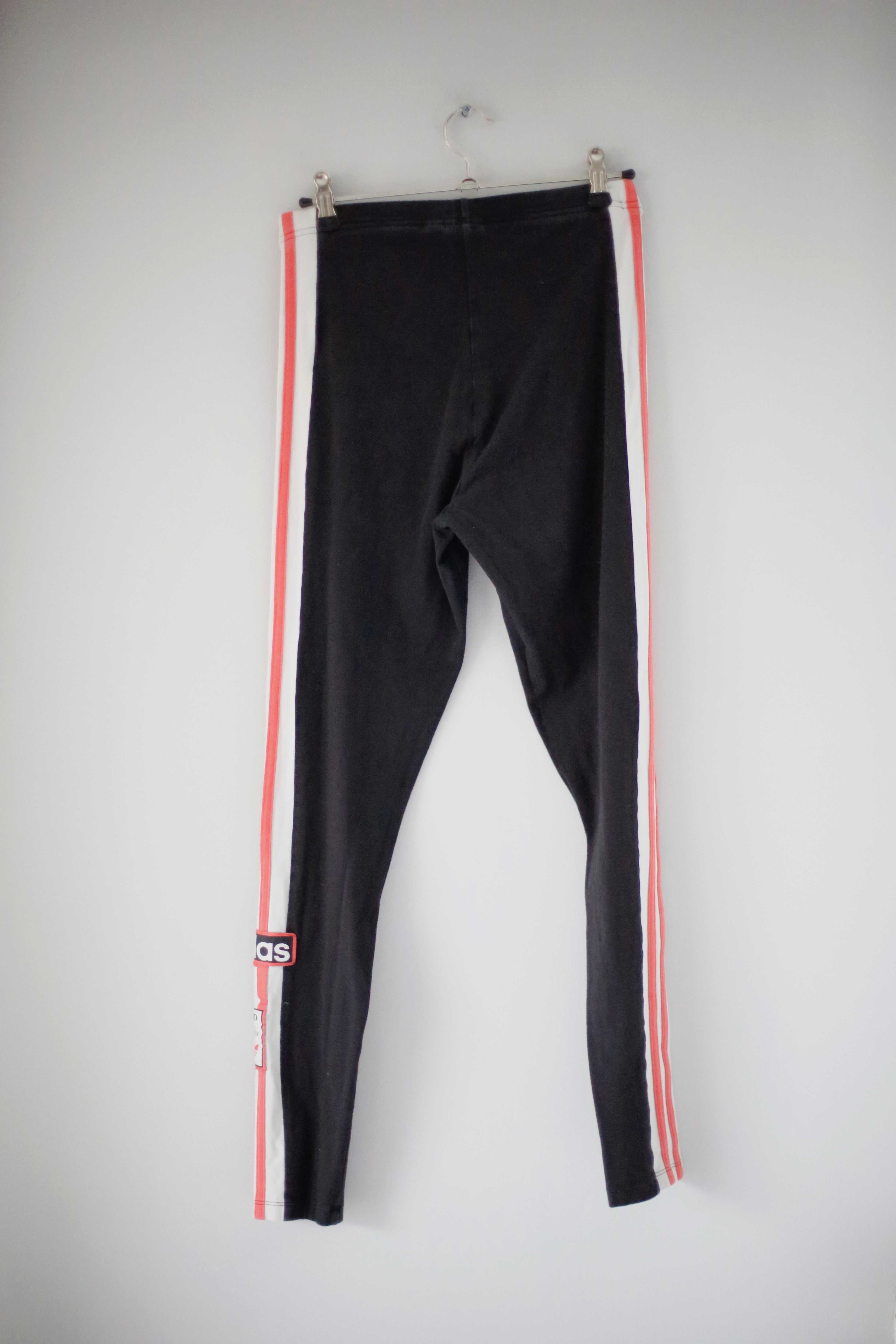 Adidas Leggins schwarz basic Sporthose 38 M Koralle