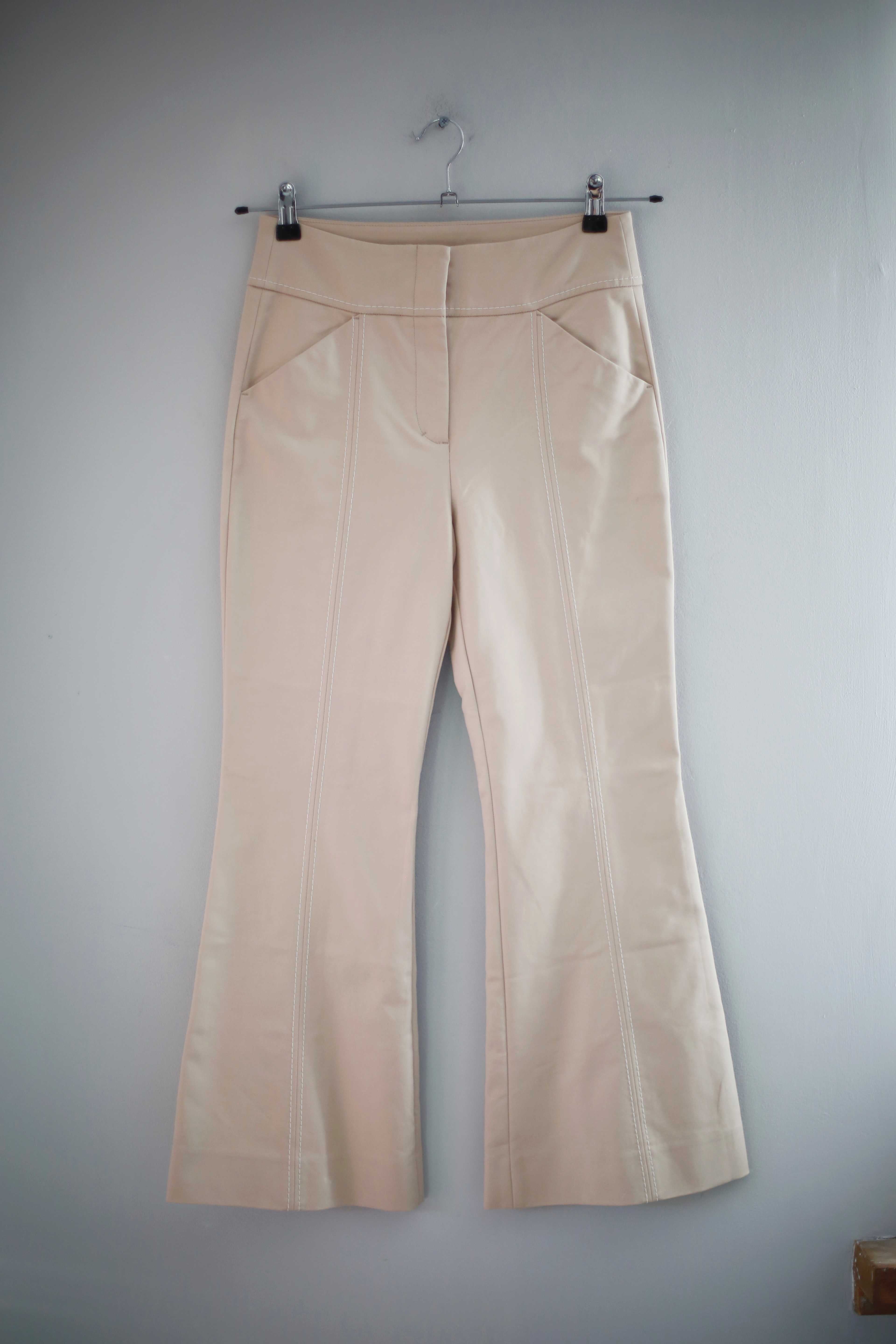 Dorothee Schumacher Hose Beige Schlag Flared Creme 1 36 S Design