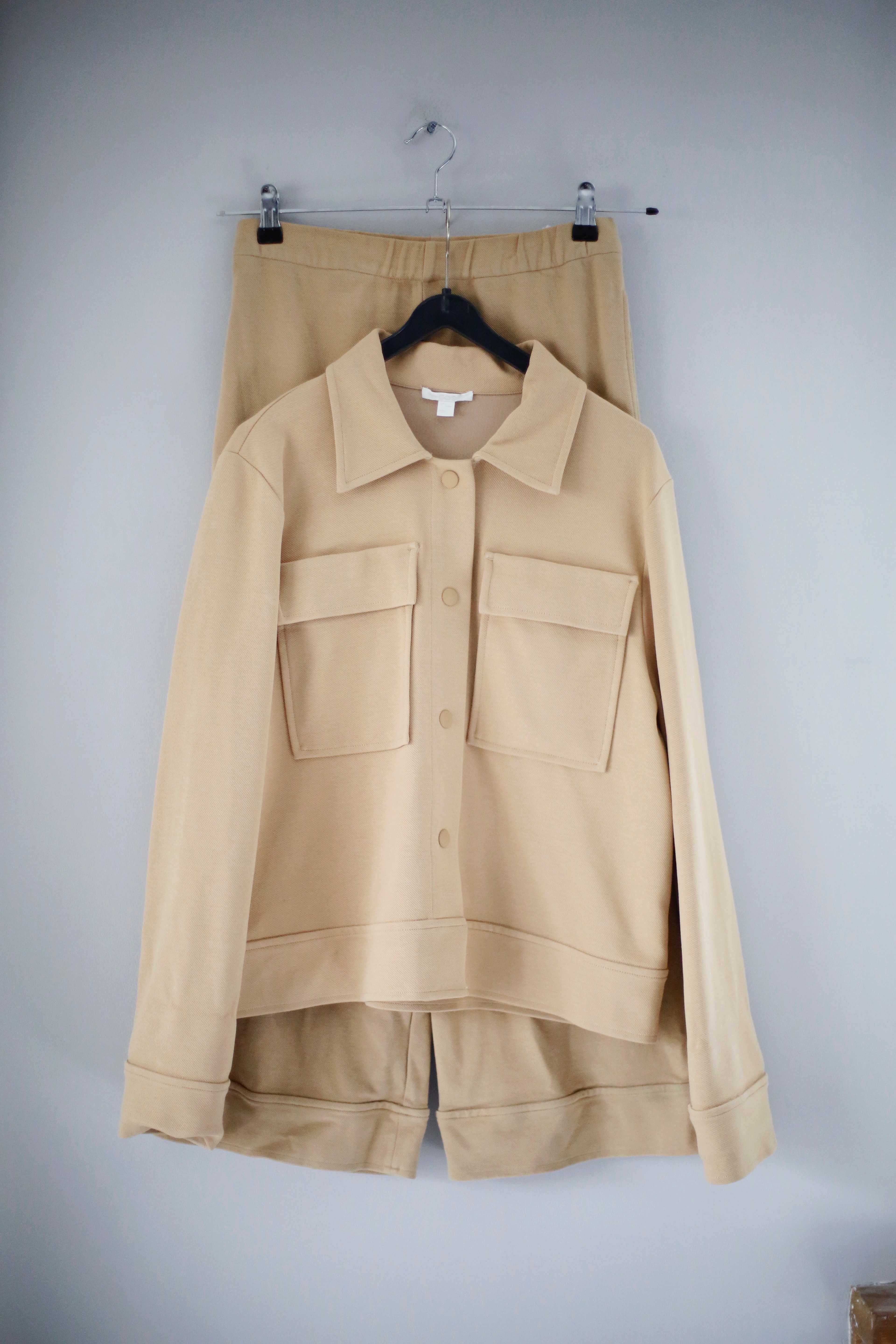 COS Set Anzug Hose Jacke Colette 36 S Beige Braun Anzug Zweiteiler