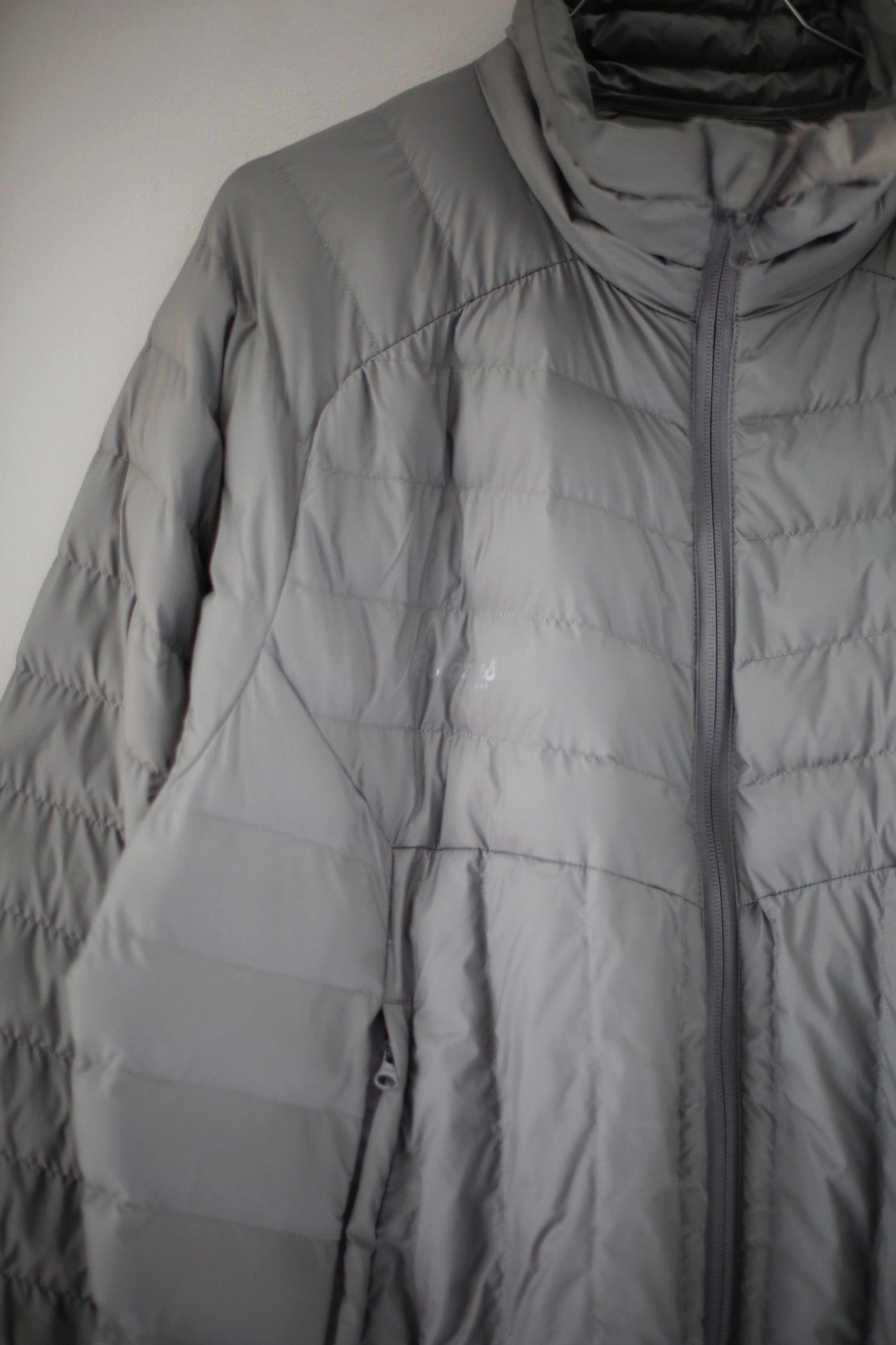 Bergans Jacke Daunenjacke Steppjacke grau L Steppjacke Skijacke Winterjacke