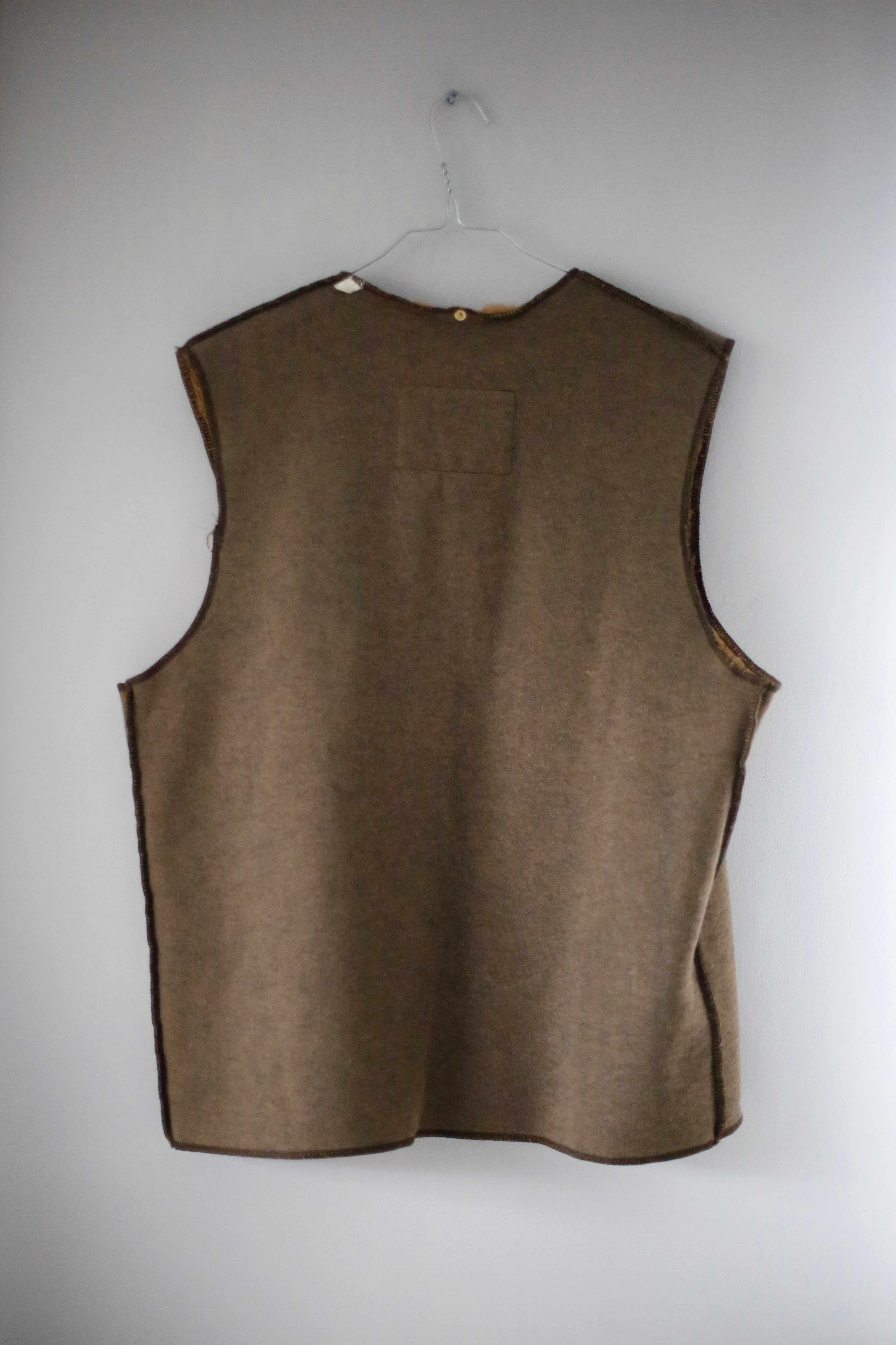 Barbour Innenweste Innenfutter Grün Khaki C38 Braun Fellweste