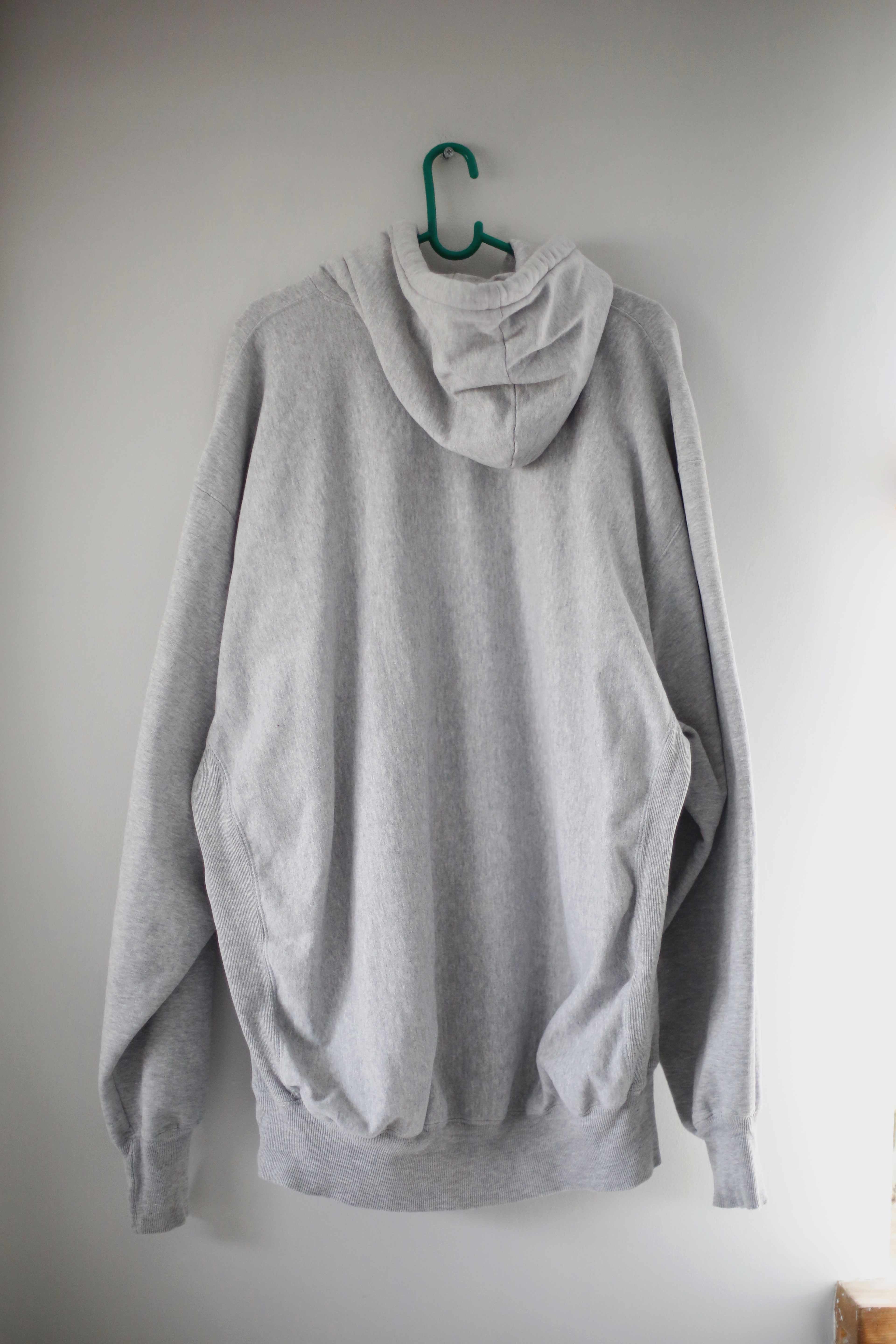 XXL Sweater Hoodie Notre Dame grau basic Kapuzenpullover Oversized