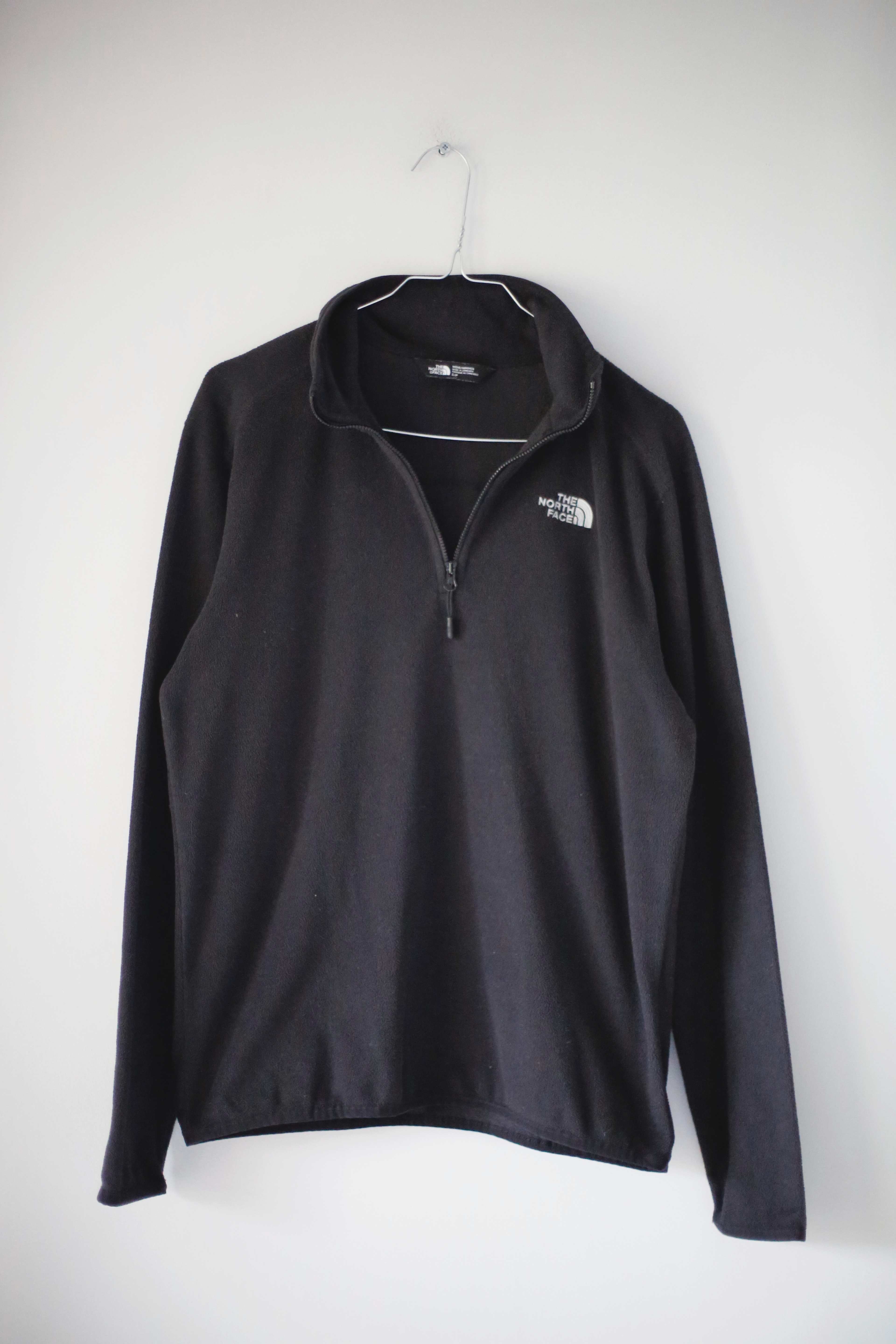 The North Face Hoodie Fleecepullover schwarz S einfarbig Fleece Zipper