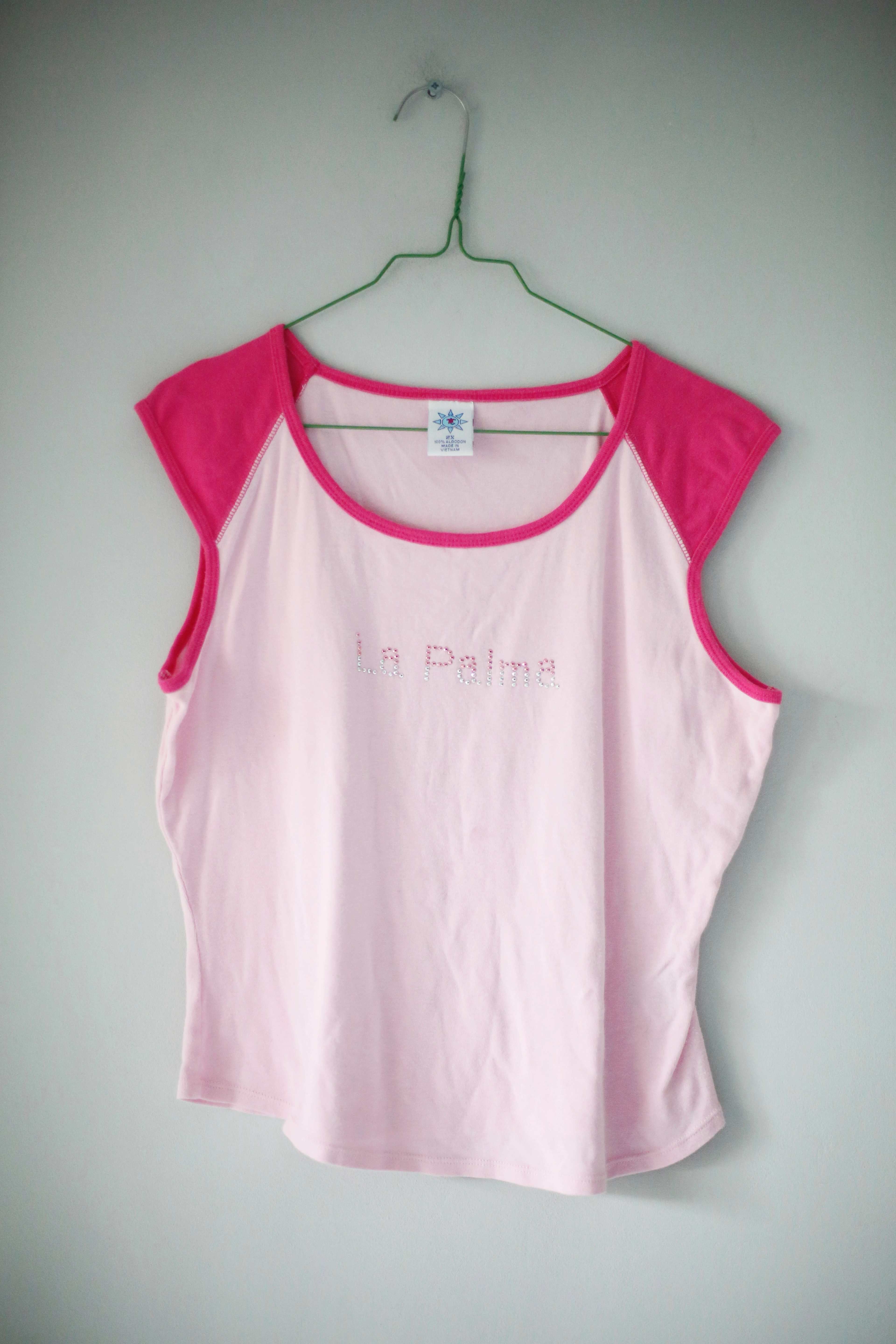La Palma Baby Tee Shirt T-Shirt Oberteil Rosa Pink 38 M