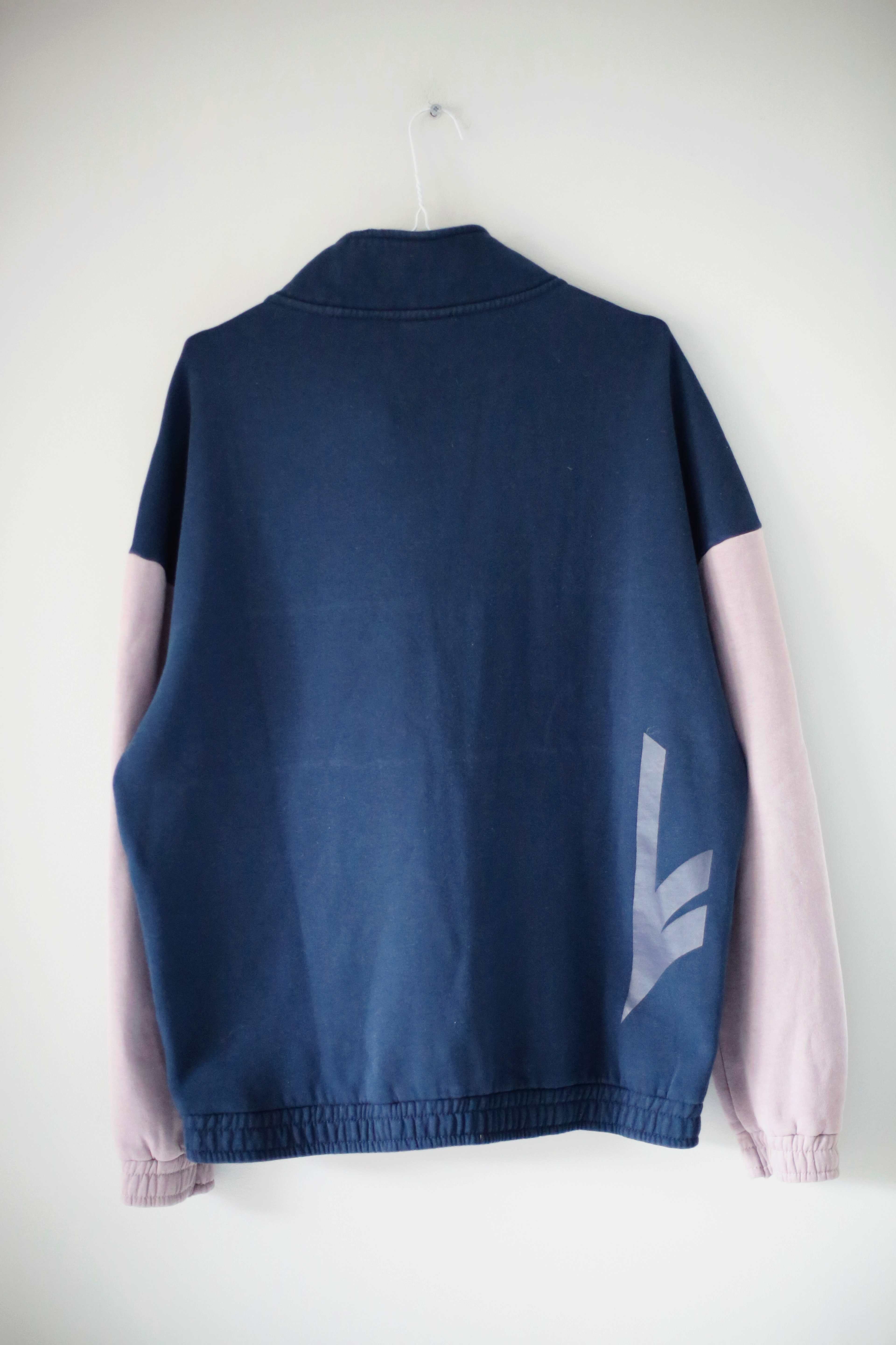 Hi-Tec Pullover Hoodie Lila Blau dunkelblau Zipper S Pastell