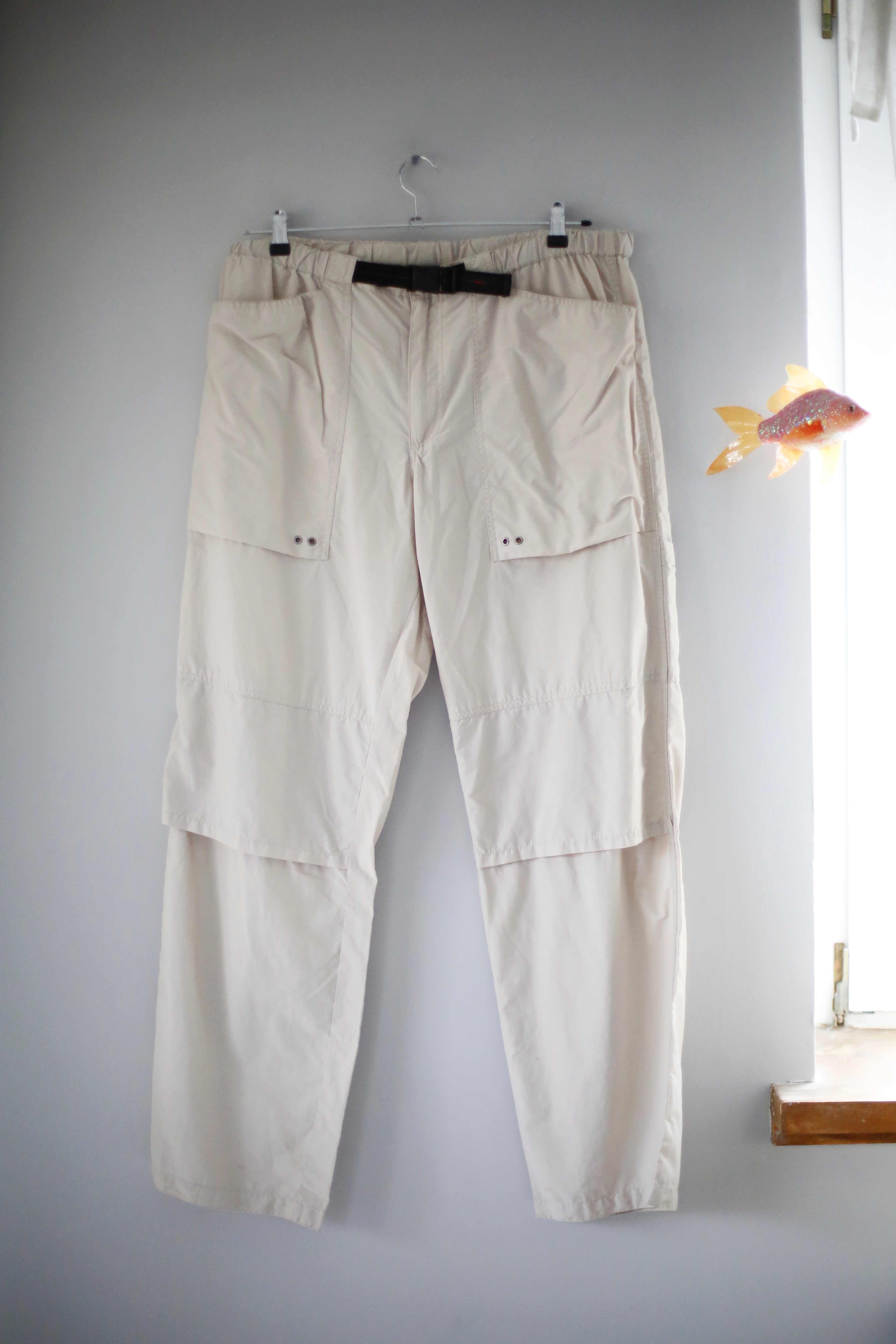 Trackpants Loose fit H&M Vintage Creme Beige Cargohose 40 L 38 M