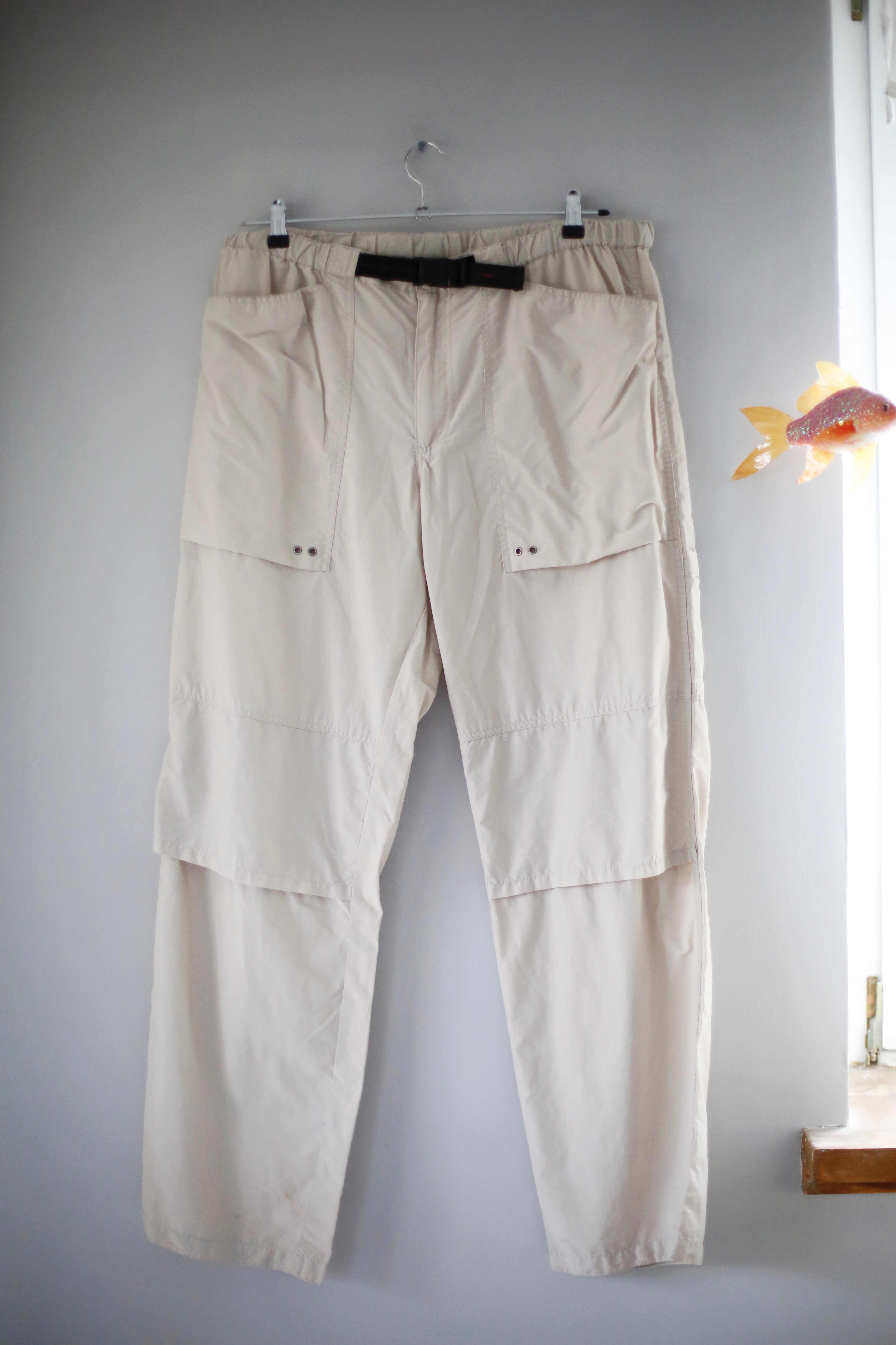 Trackpants Loose fit H&M Vintage Creme Beige Cargohose 40 L 38 M