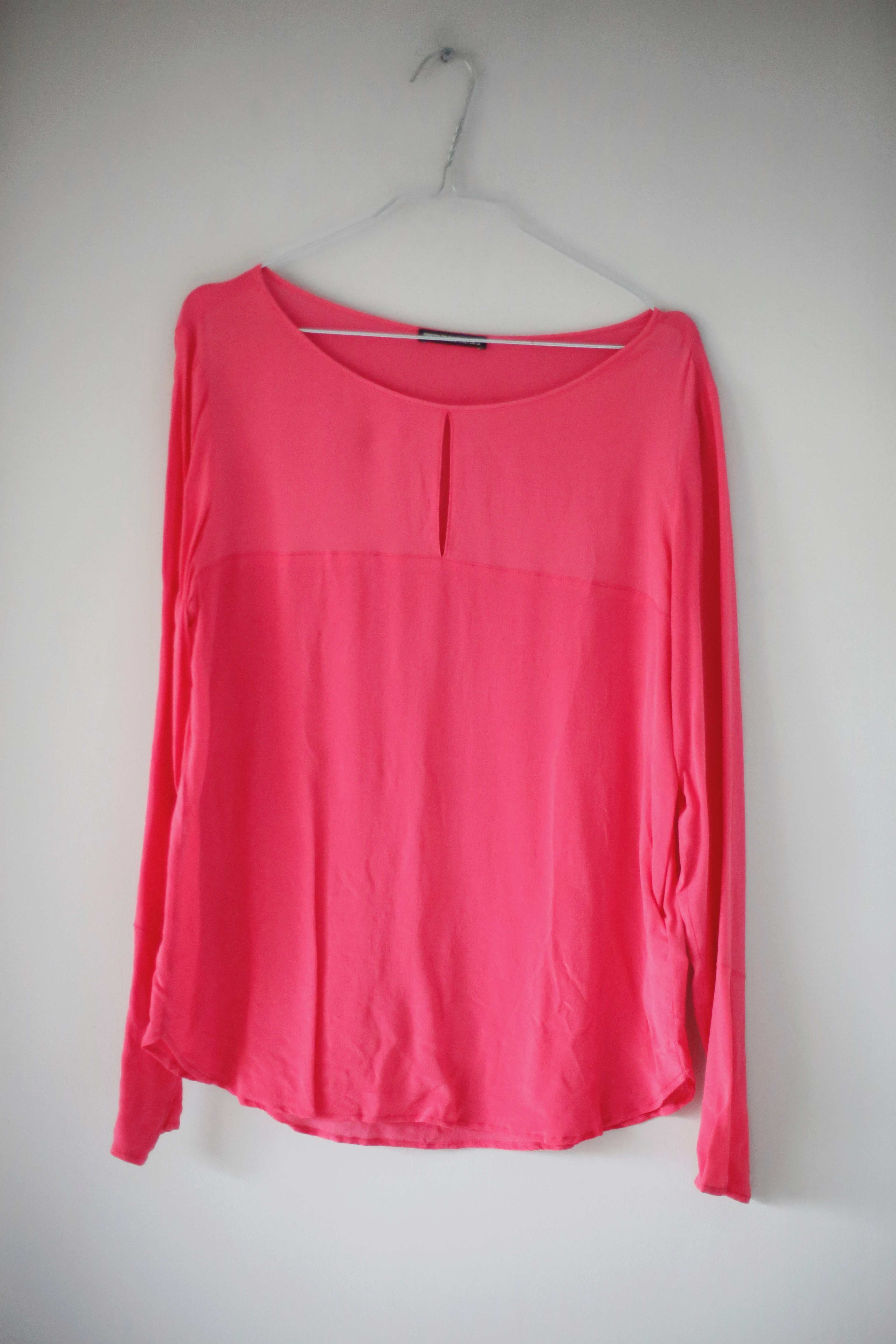 Drykorn Bluse Pink Shirt Oberteil Seide Fuchsia 38 M Hemd