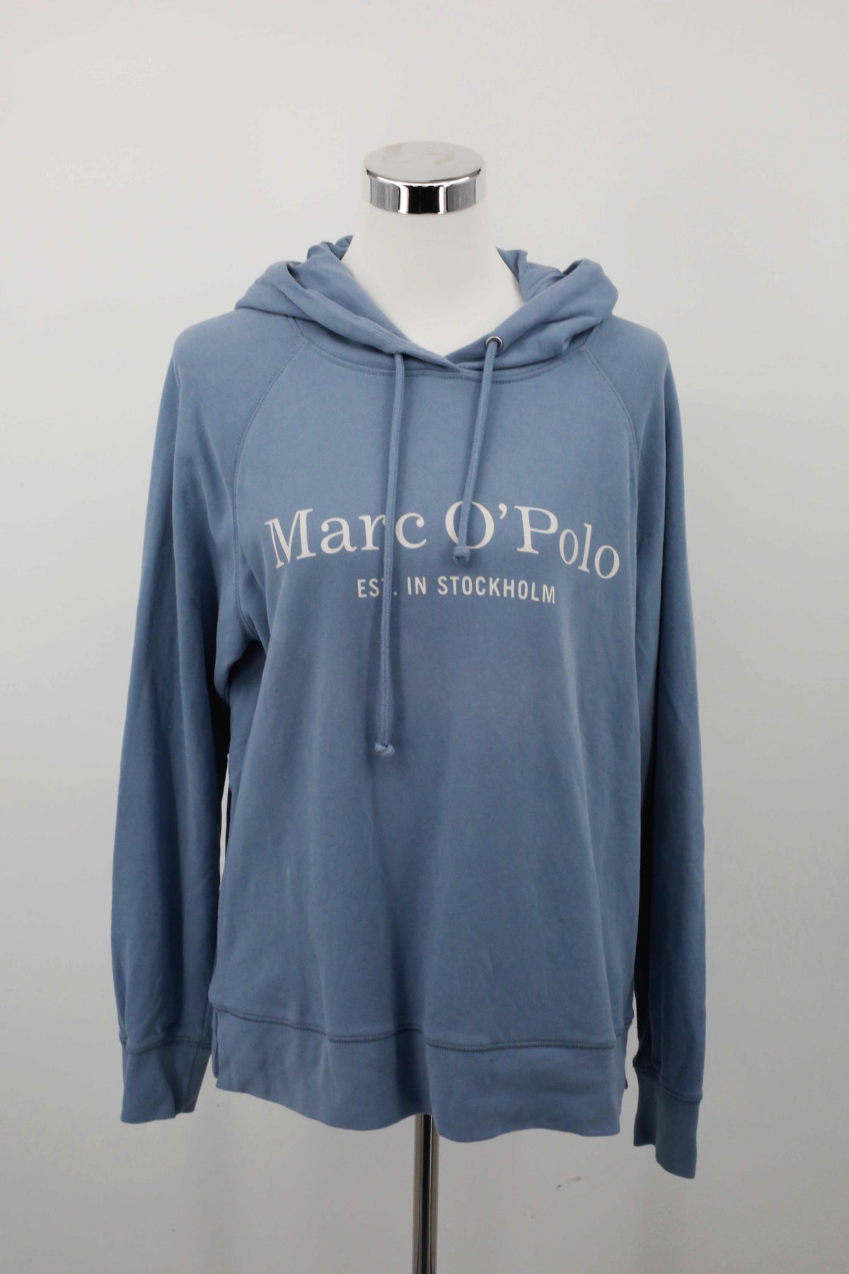 Marc O'Polo Hoodie Blau 40 L Sweater einfarbig