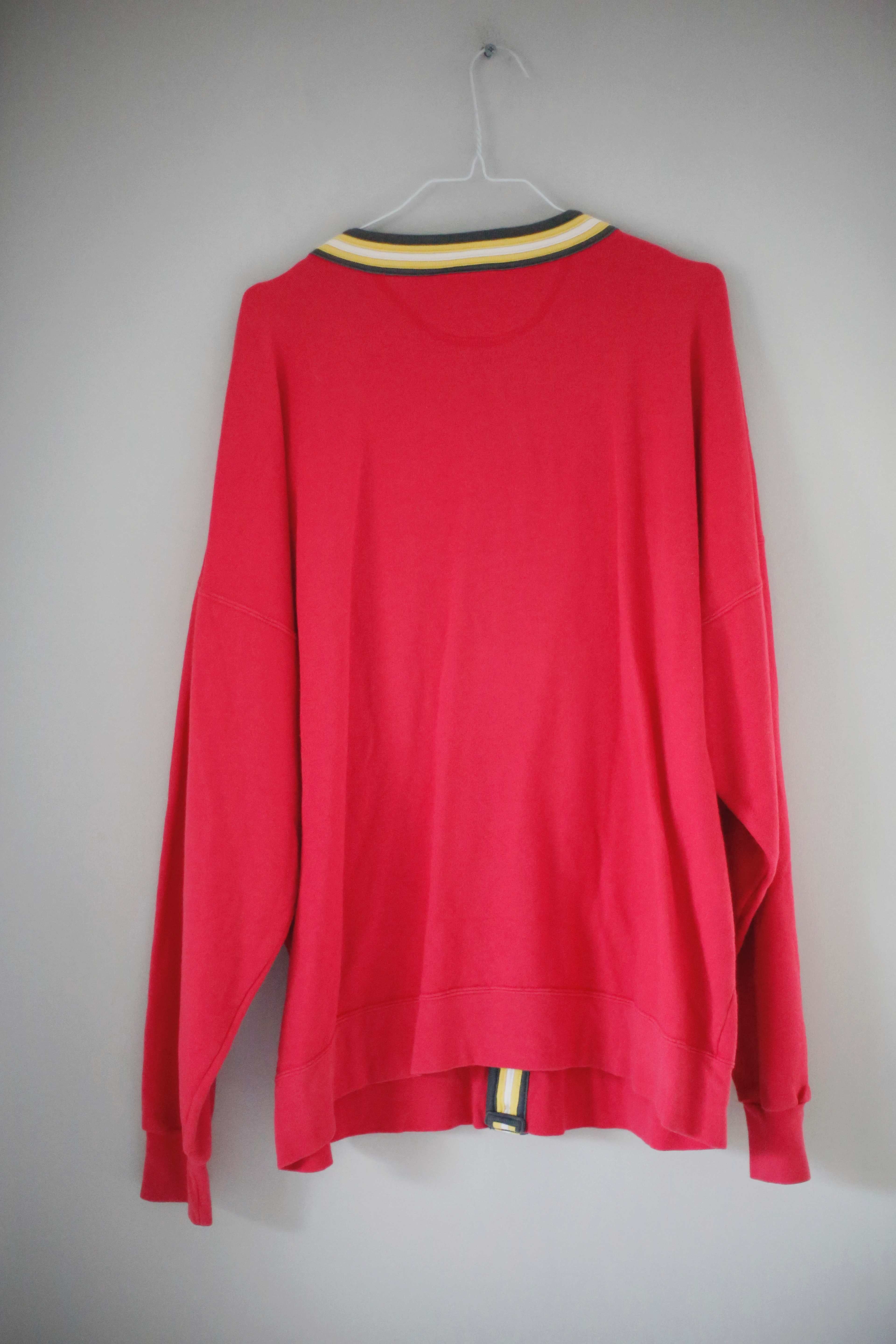 Hugo Boss Sports Golf true Vintage Cardigan rot M L Strickjacke