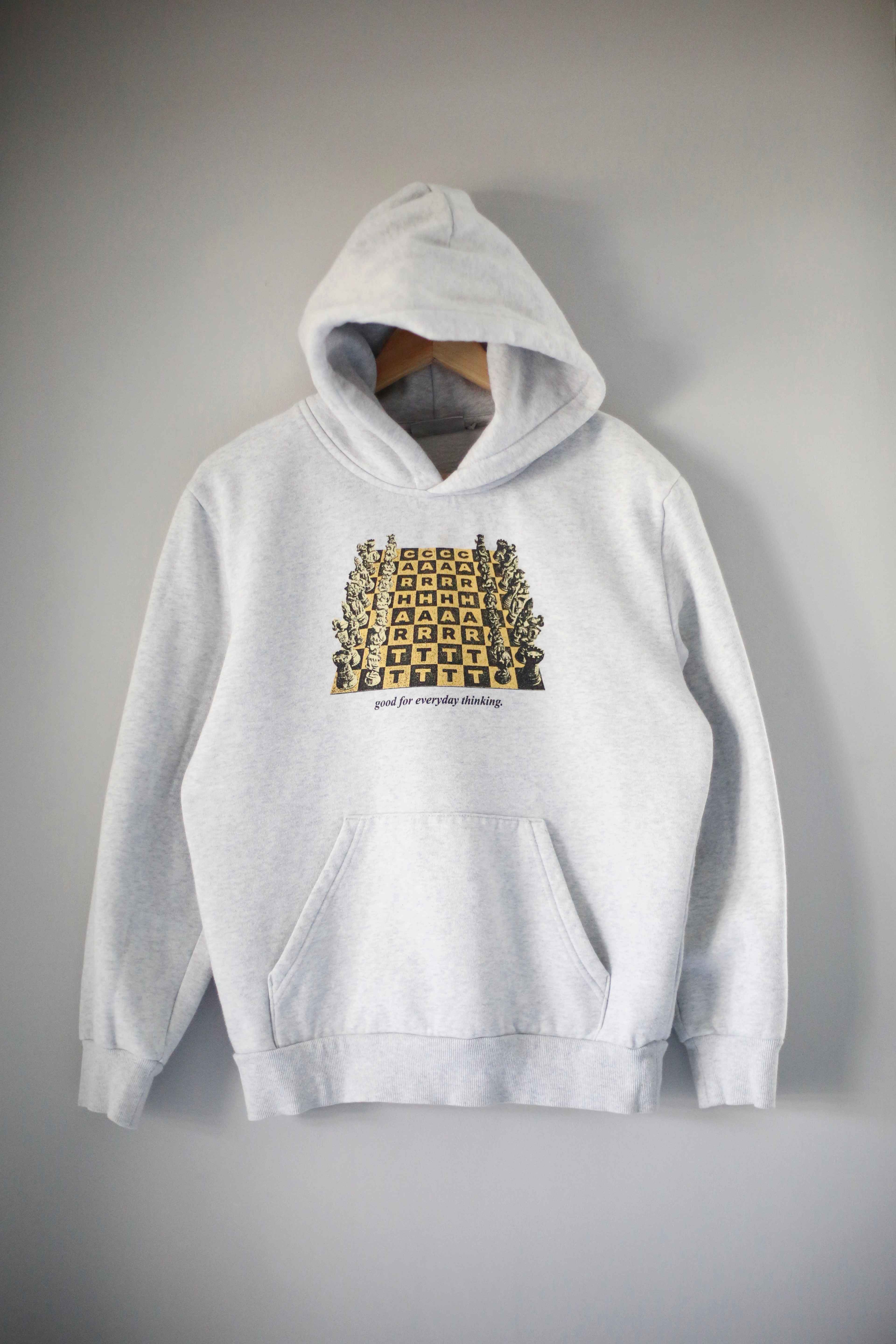 Carhartt Hoodie Grau Sweater Pullover hellgrau XS Chessboard Sweat