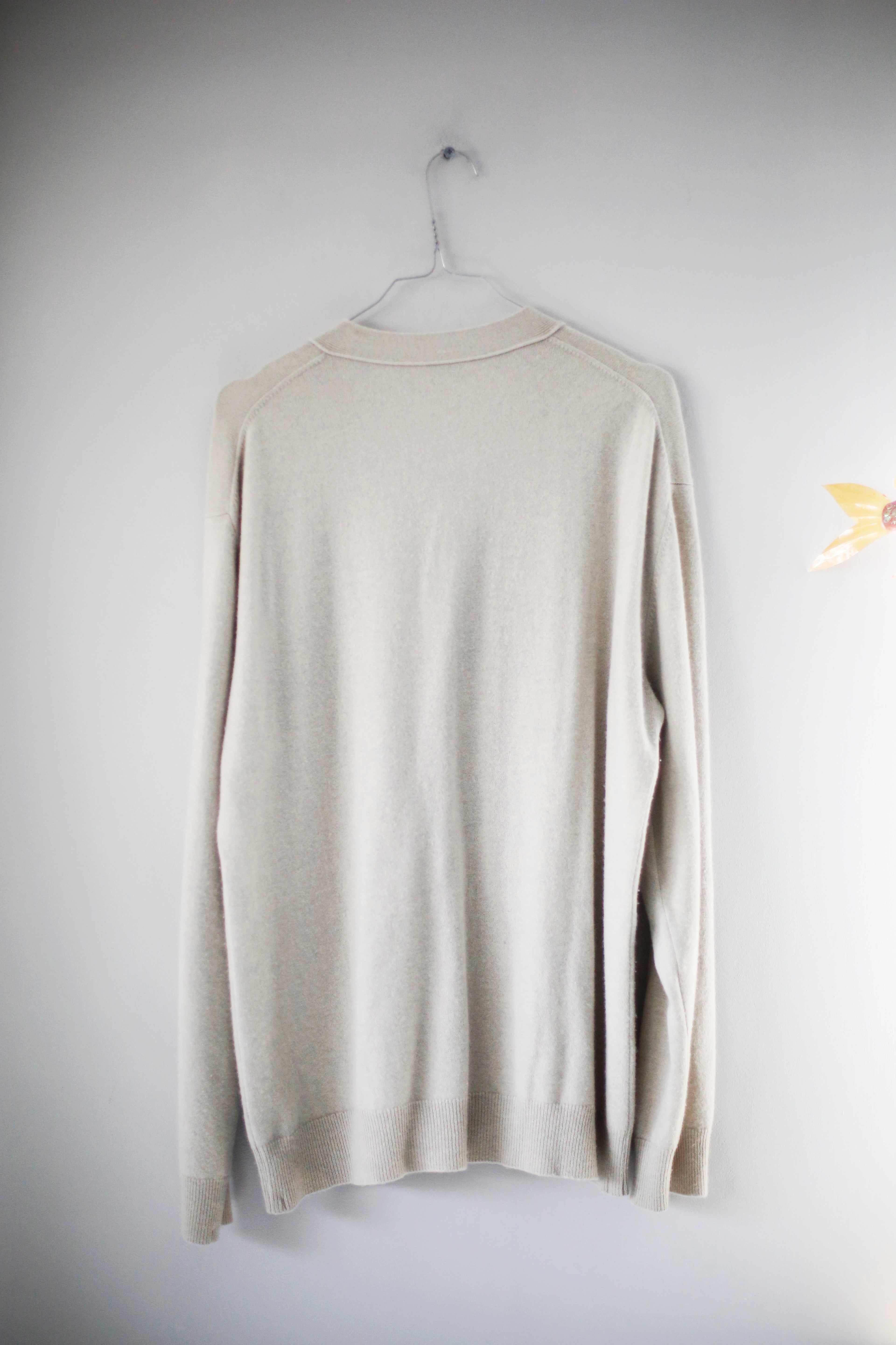 Closed Cardigan Strickjacke 38 M Wolle Pullover Knöpfe Beige braun