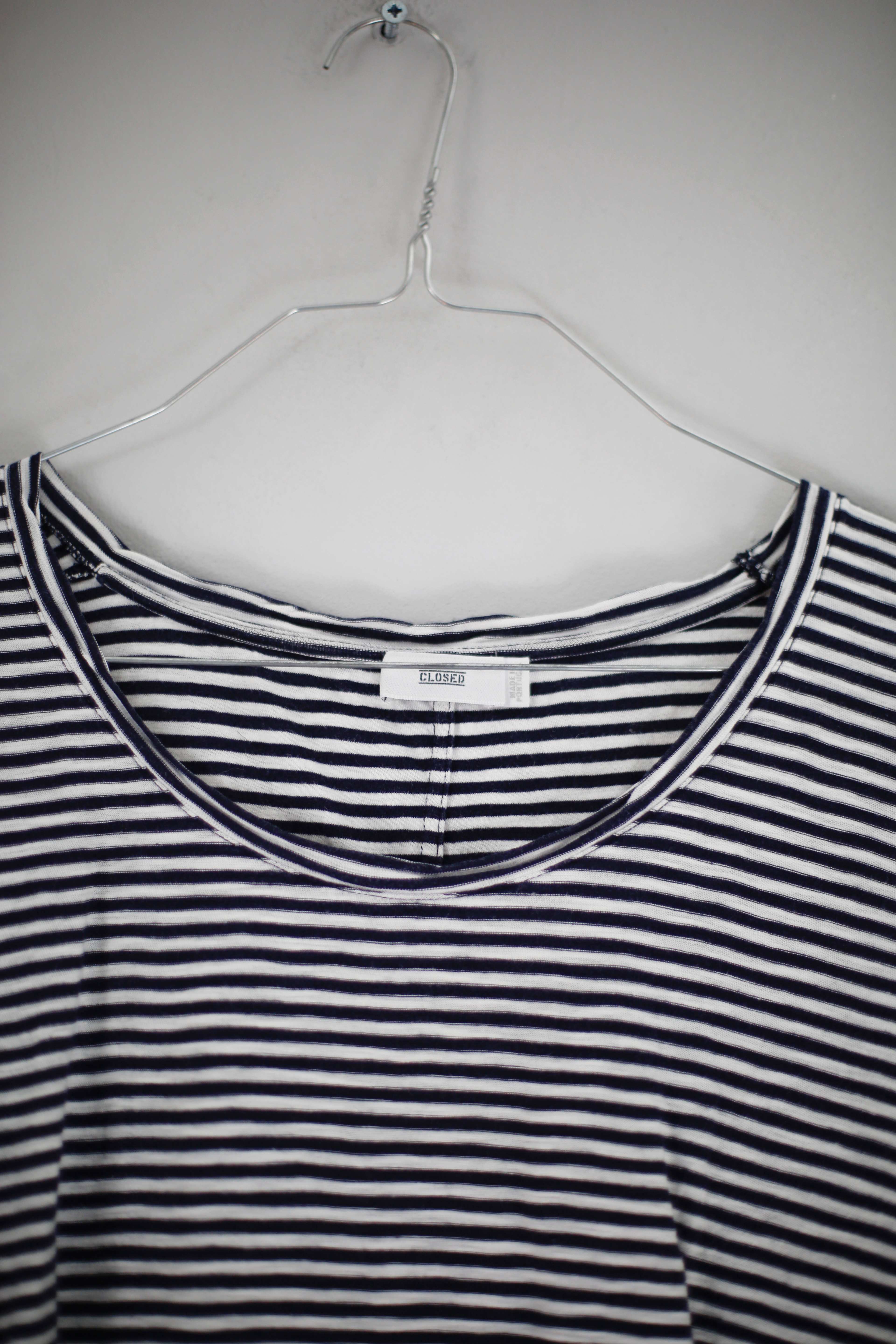 Closed Shirt Oberteil blau weiß gestreift Longsleeve Streifenshirt