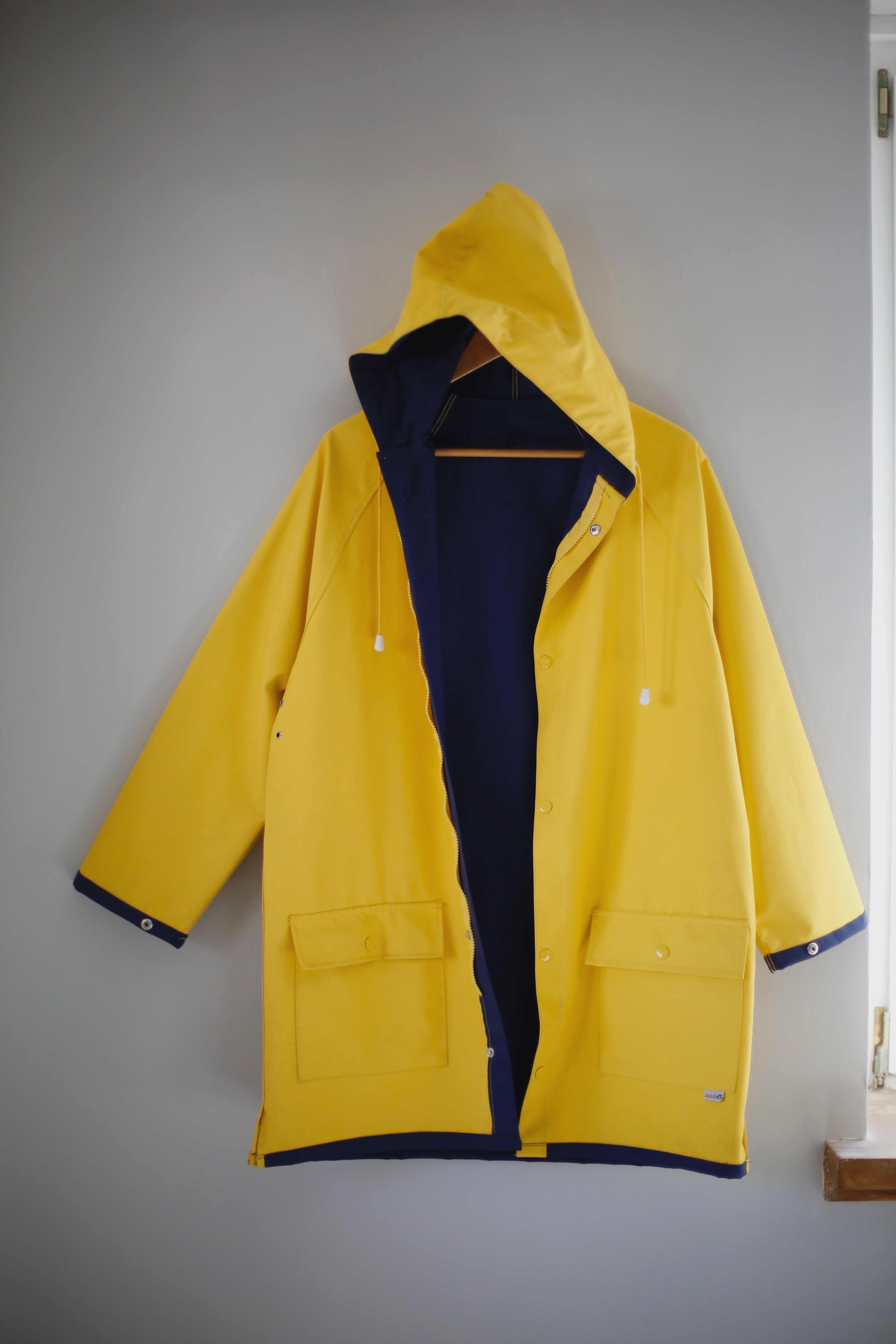 True Vintage Regenjacke Regennerz Gelb Regenmantel Mantel 38 M Friesennerz