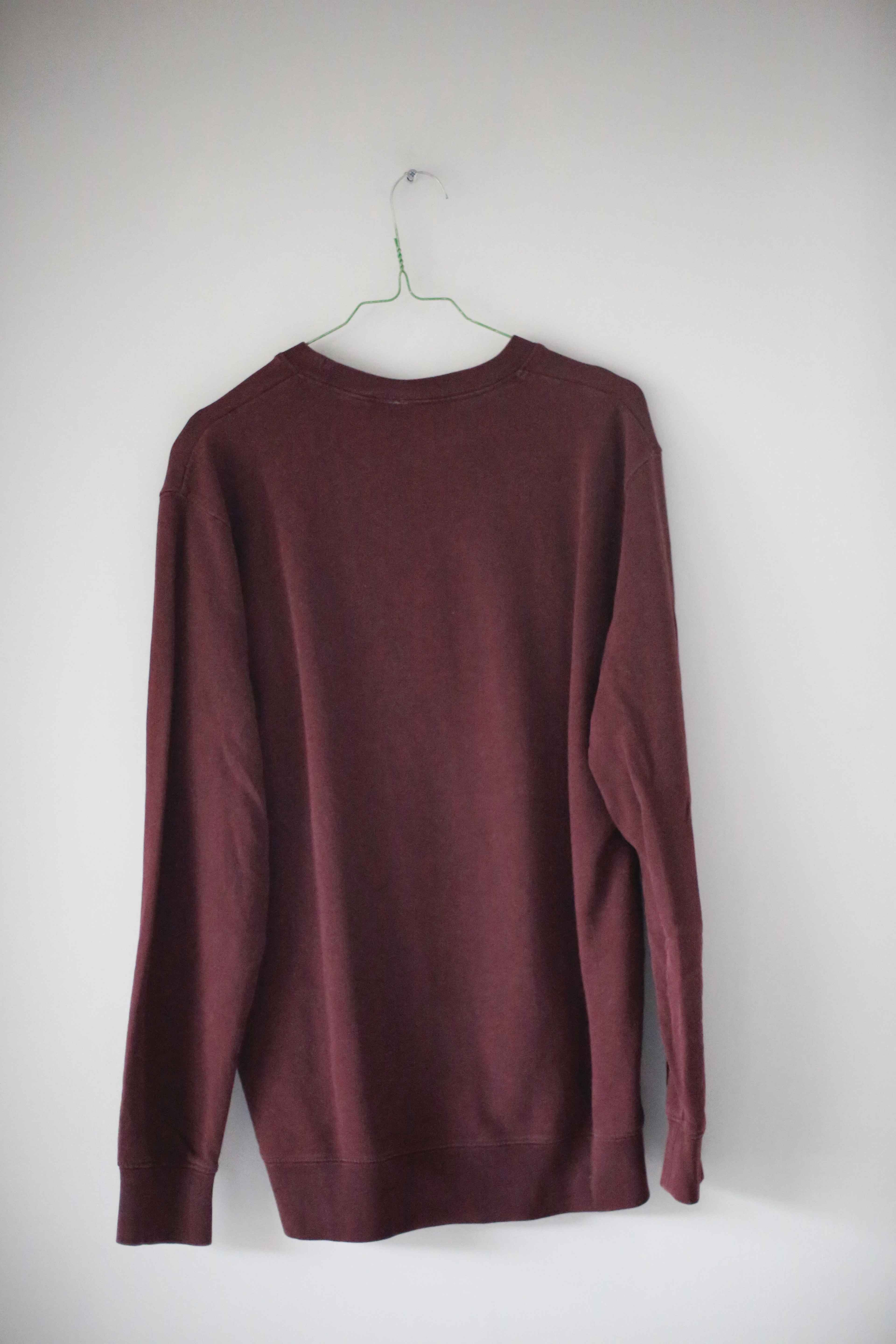 Carhartt Hoodie Sweater M Weinrot Bordeaux einfarbig langarm