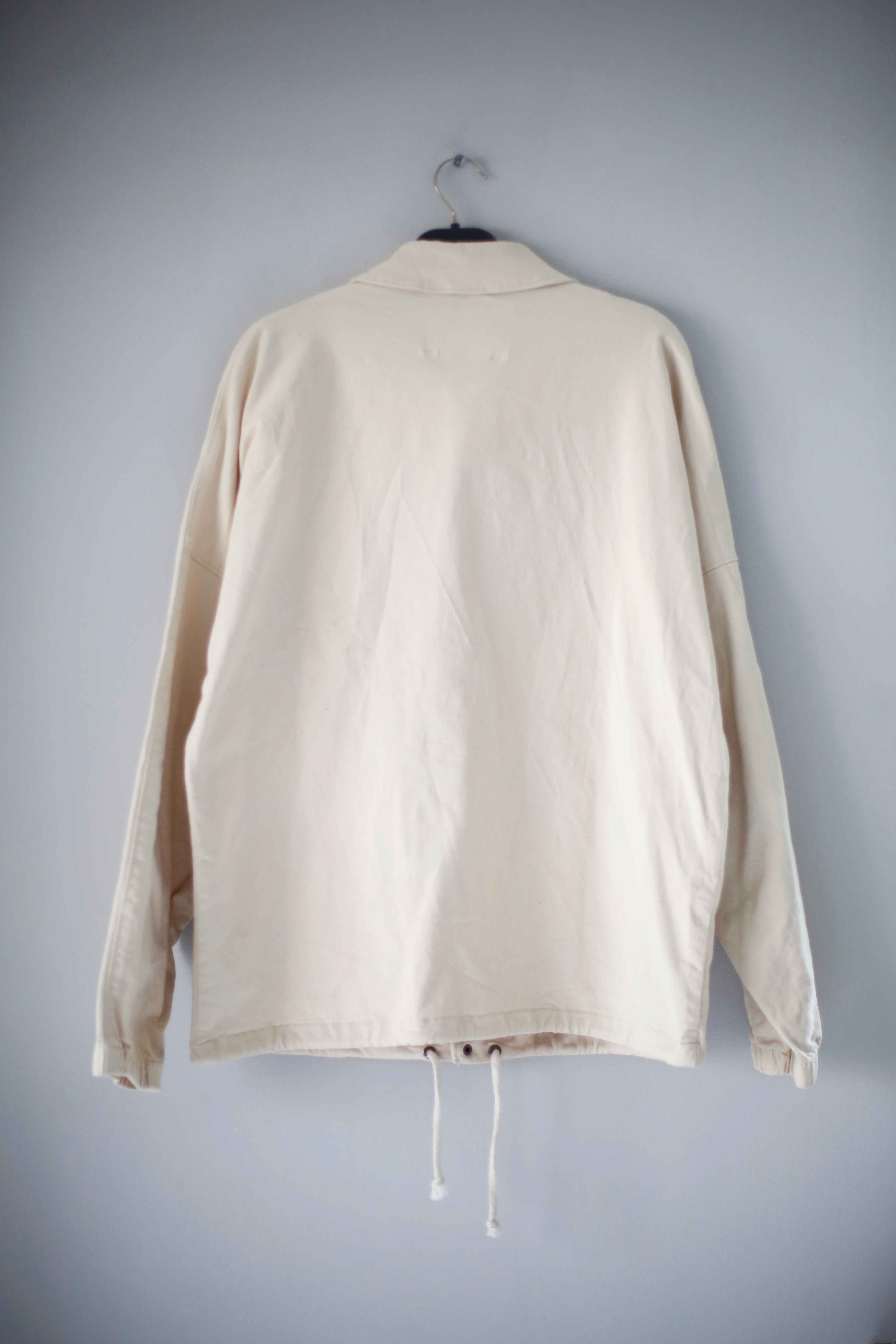 Pull & Bear Jacke Creme Beige STWD. M Übergangsjacke Caban