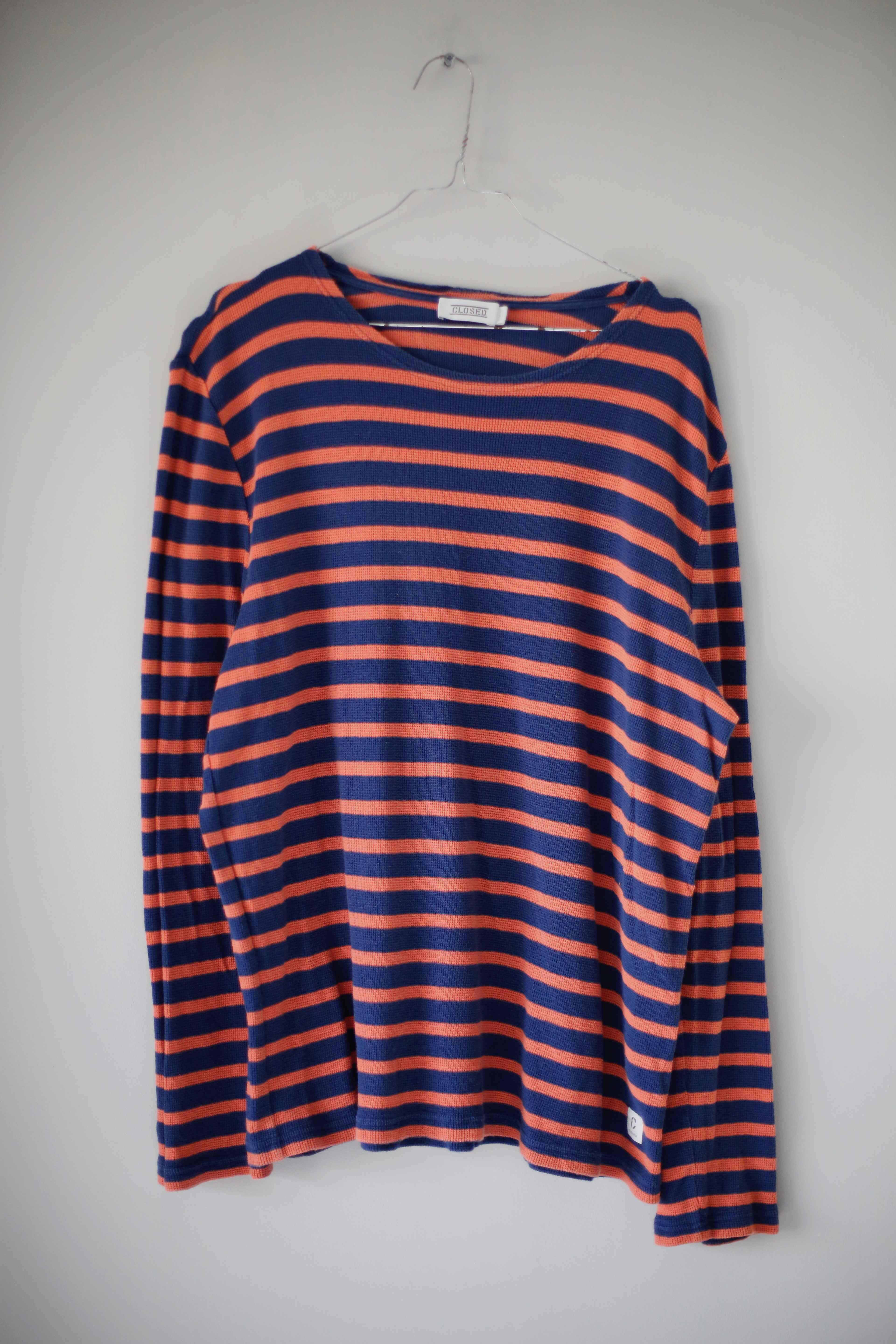 Closed Longsleeve Pullover XXL 40 L gestreift blau rot Sweater Shirt