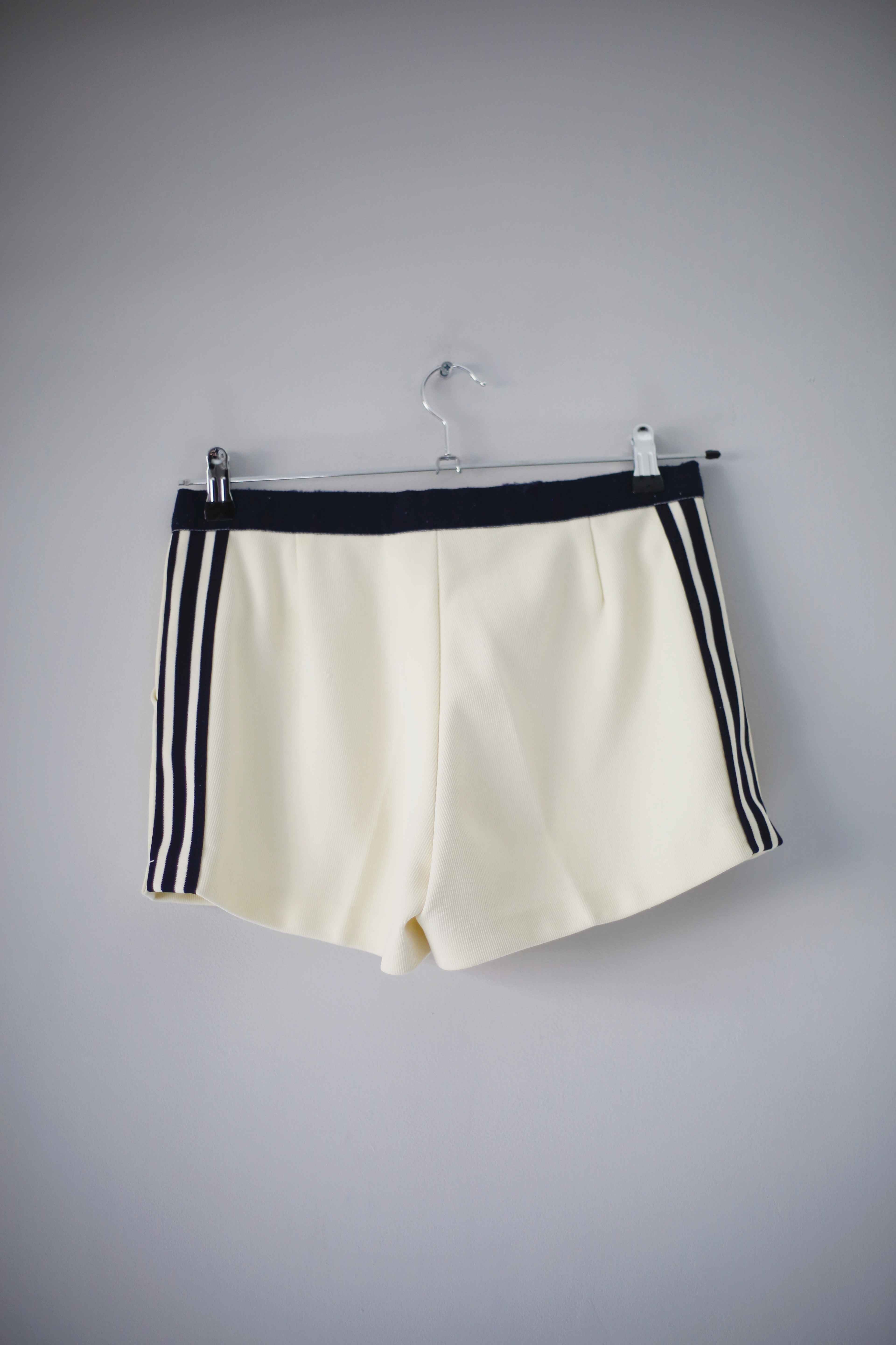 Adidas true Vintage Shorts Beige Creme 38 M kurze Hose Nude