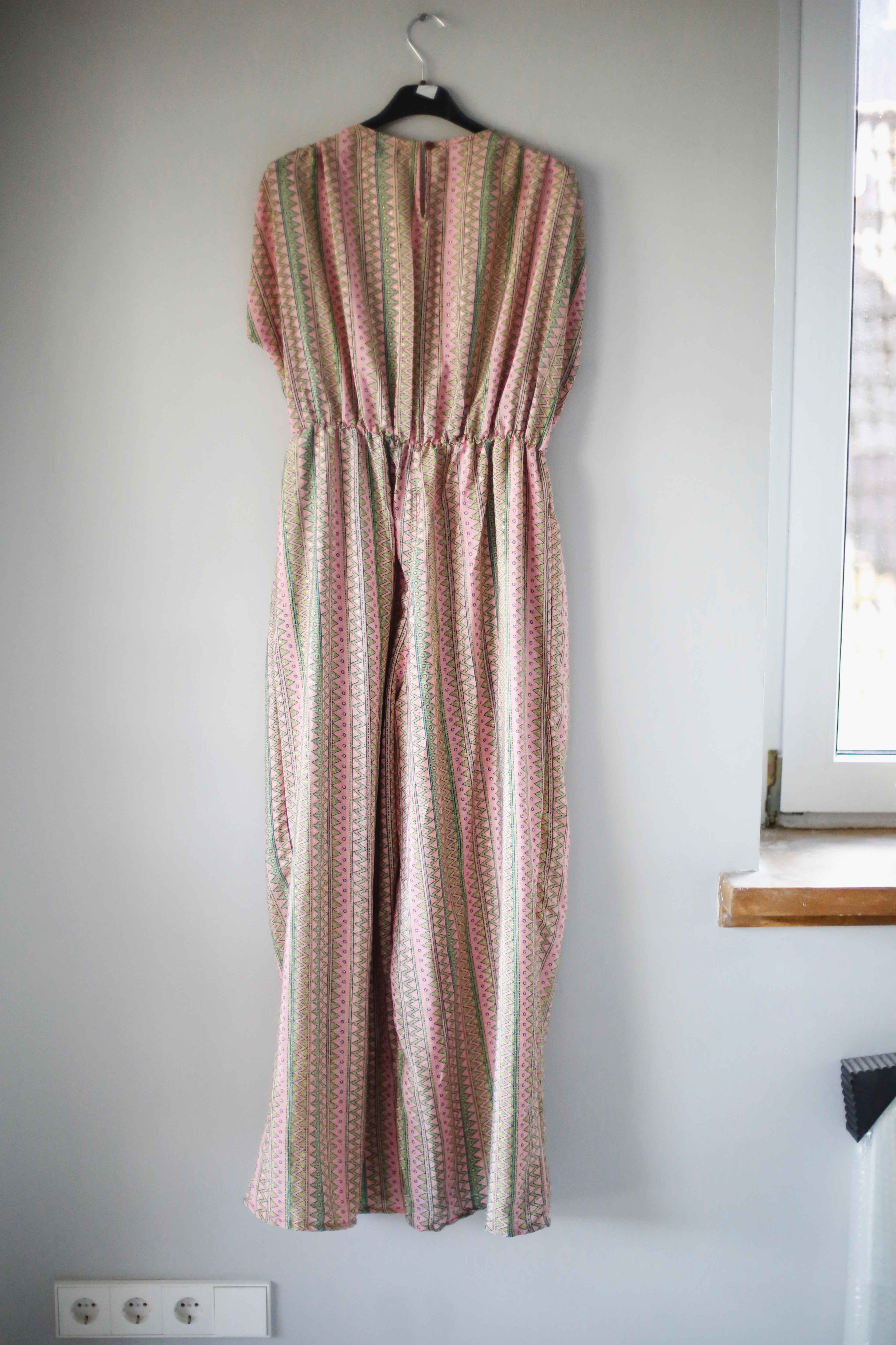 B&B Overall Anzug M L free size rosa grün Anzug Overall Einteiler