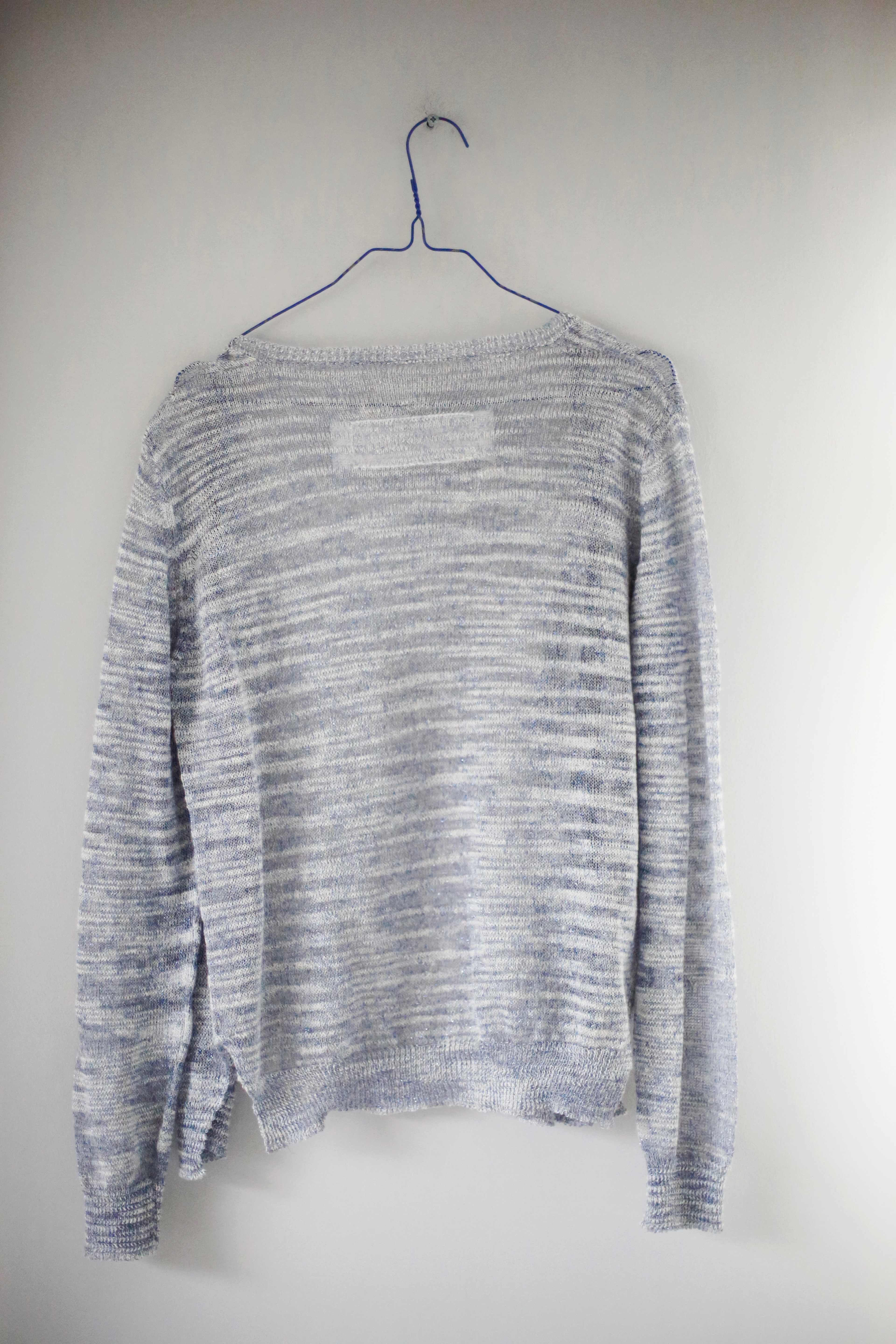 Strickjacke Narli Cardigan Blau Jacke offen