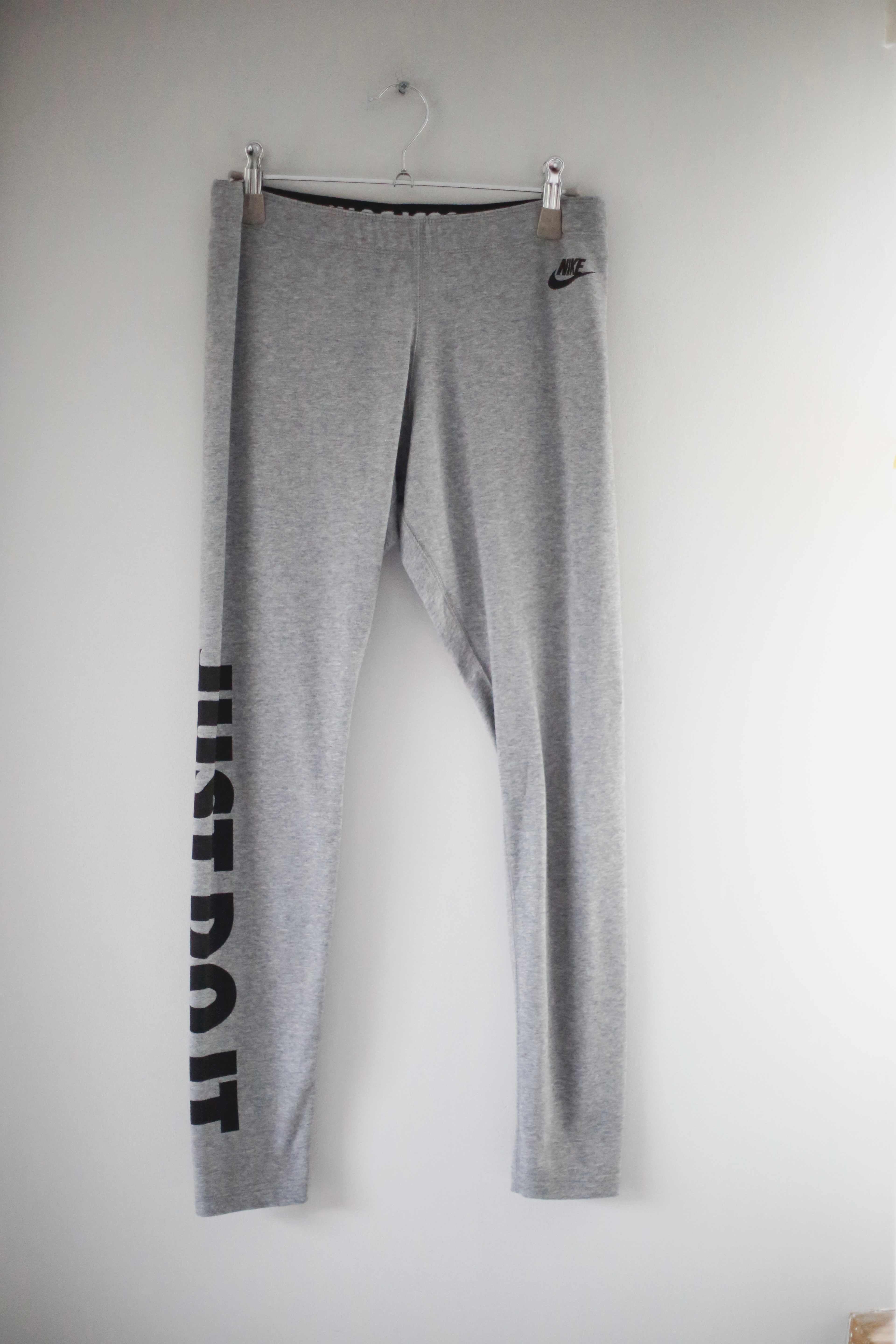 Nike Leggings Sporthose Grau basic einfarbig 38 M Hose