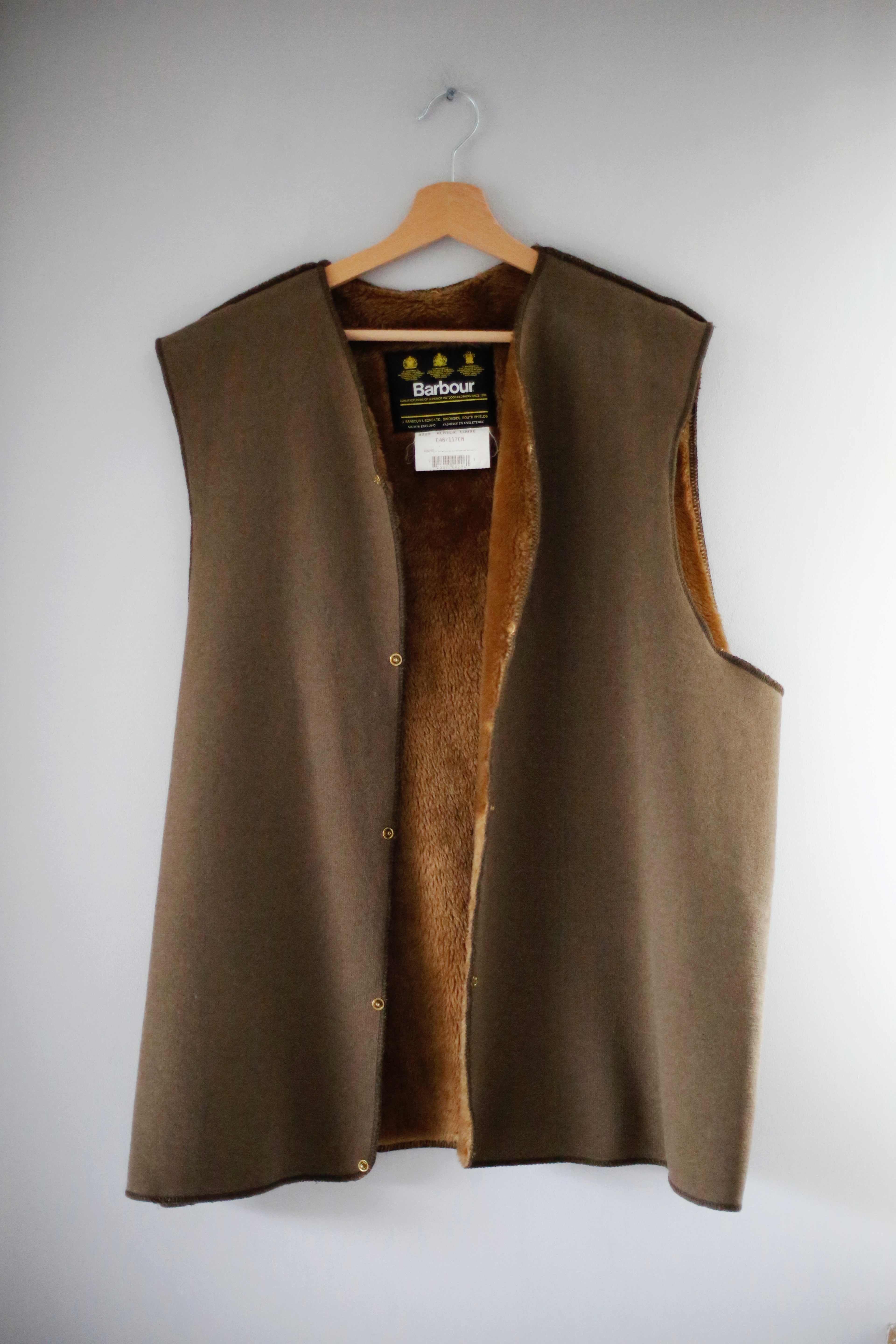 Barbour Weste Grün Khaki Innenfutter Innenteil Innenweste Braun