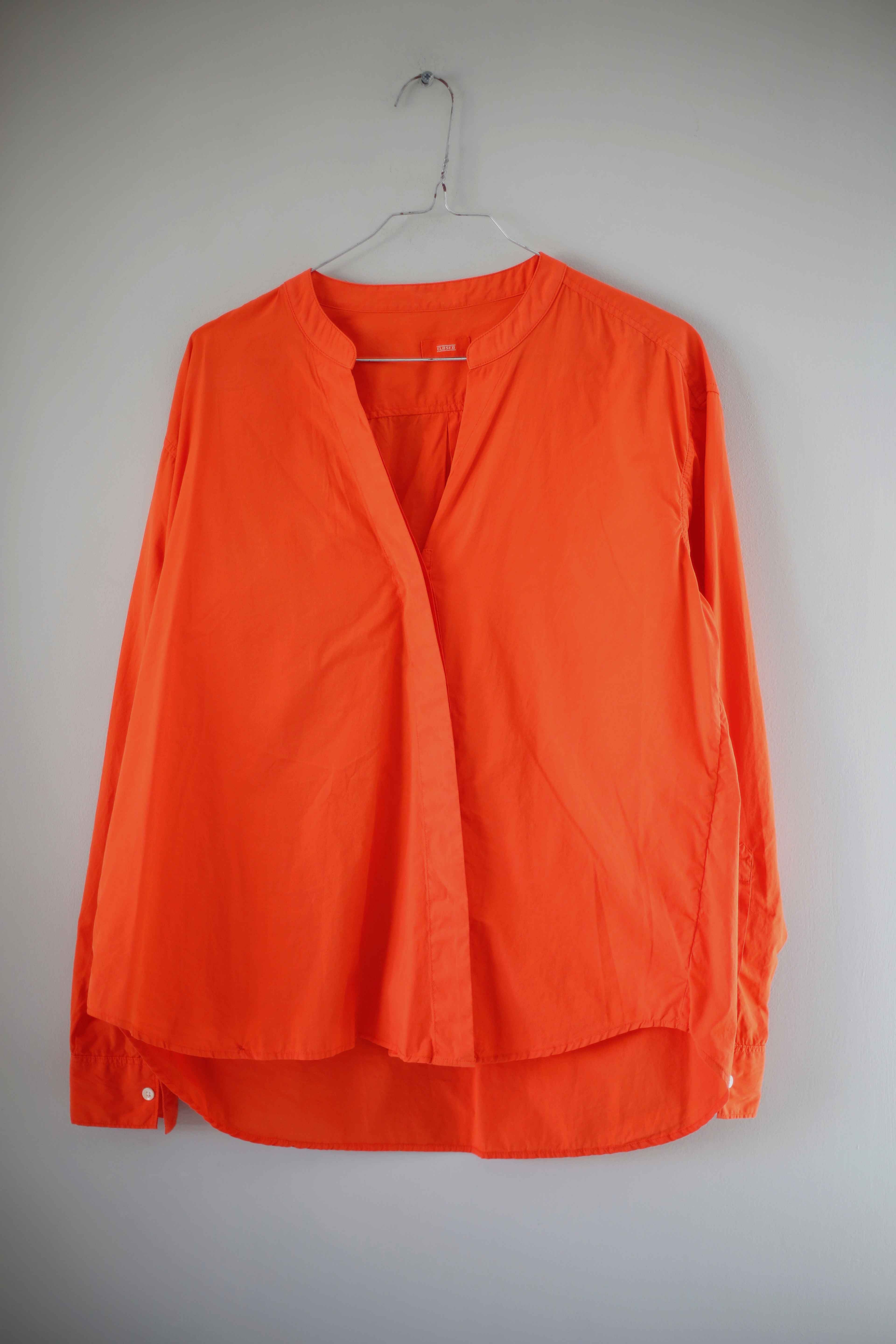 Closed Hemd Bluse neu Orange 36 S 38 M Shirt Oberteil basic einfarbig