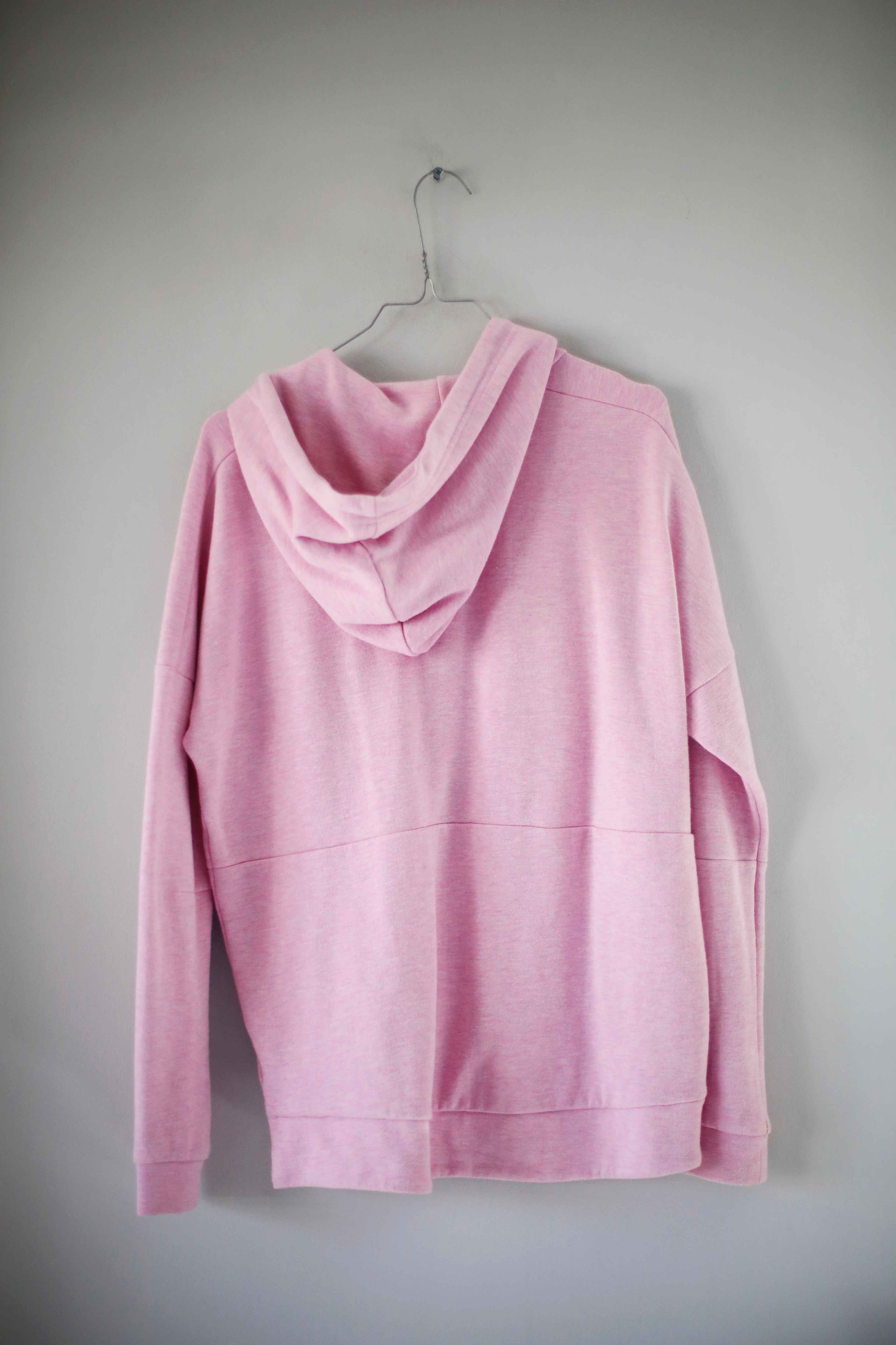 Adidas Hoodie Strickjacke rosa Pink Kapuzenjacke basic 38 40 Sweatjacke Pullover