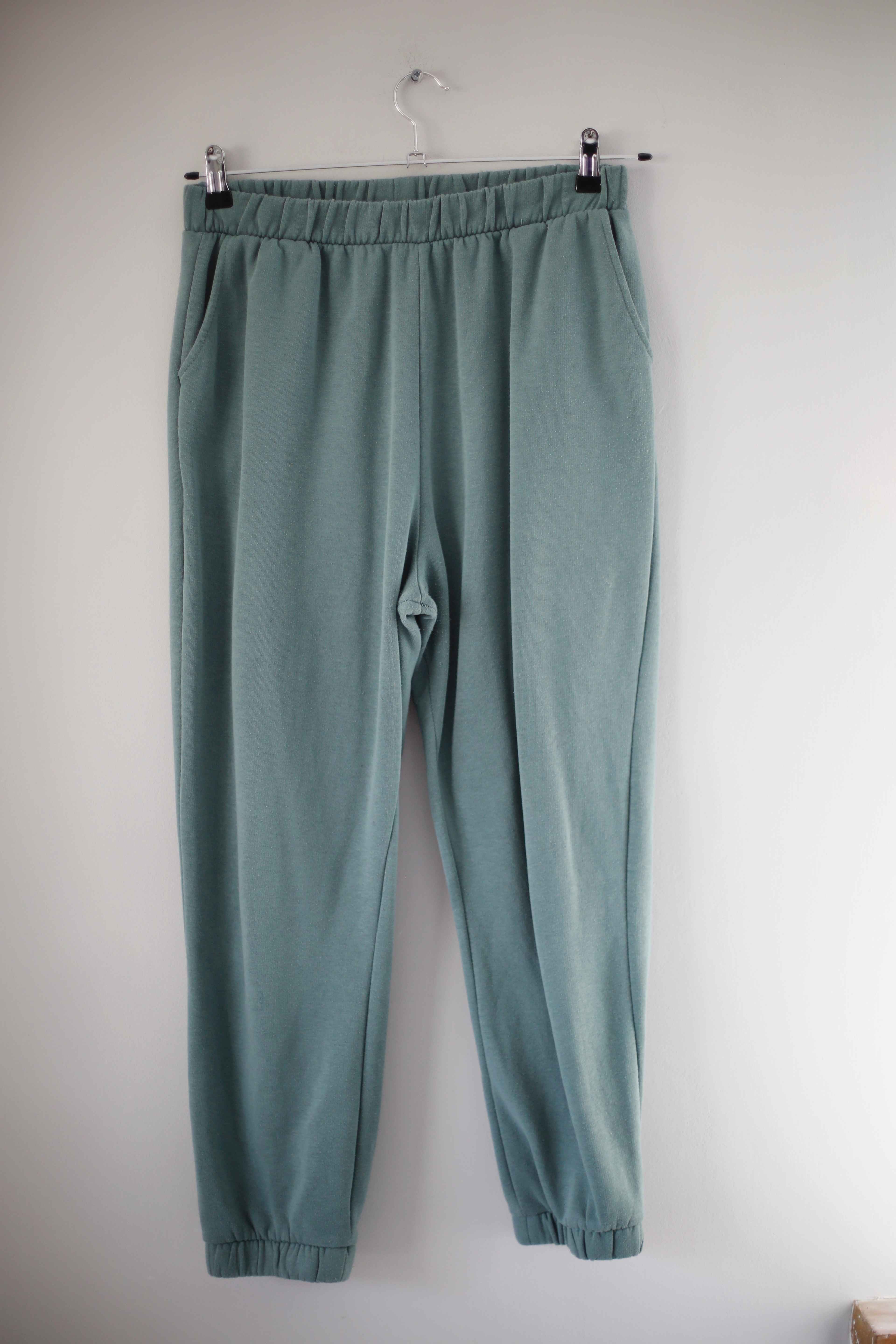 Zara Jogger Anzug Set 40 L Türkis M Blau Mint Trainingsanzug Homeanzug