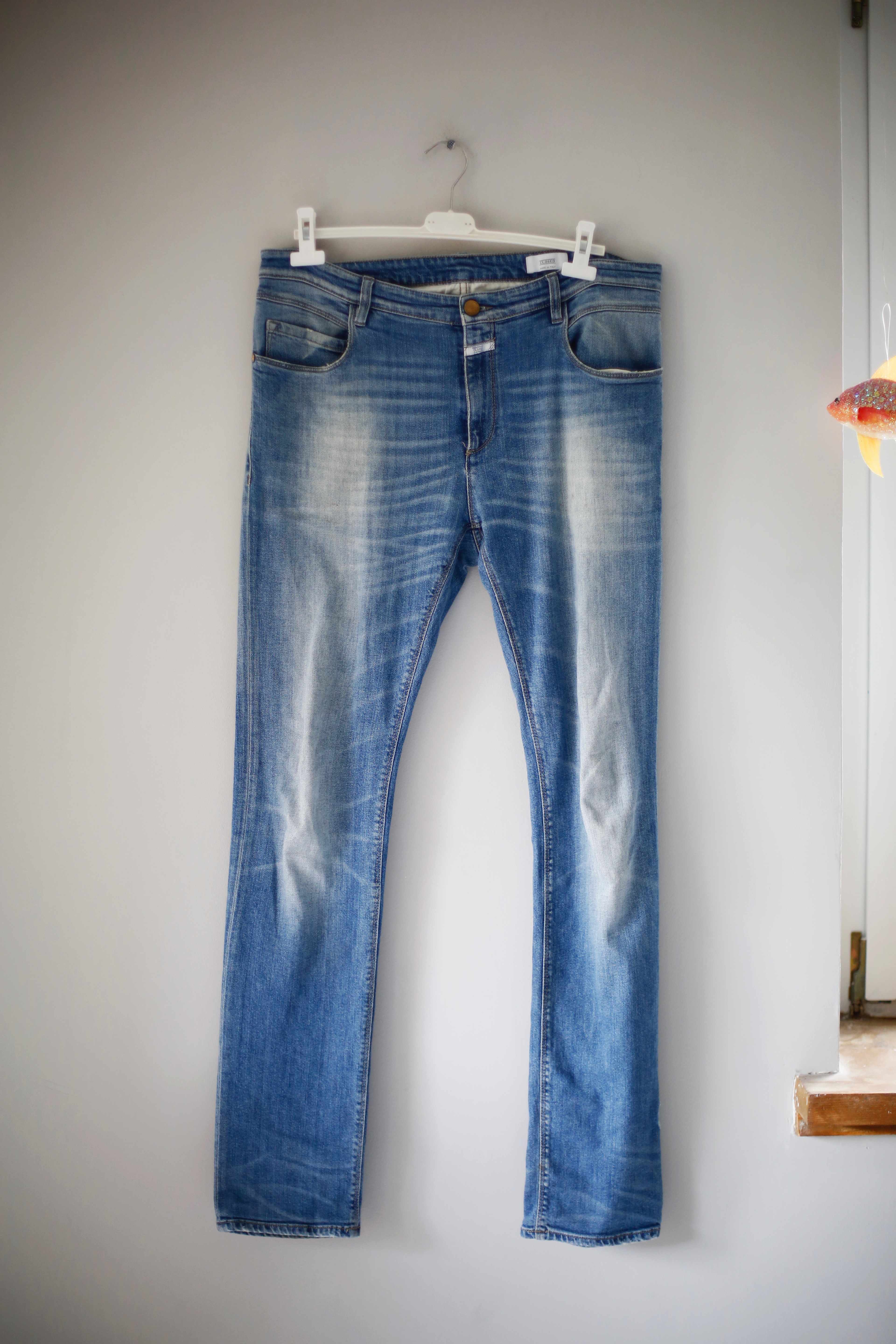 Closed Jeans Hose 36 Blau mid waist washed