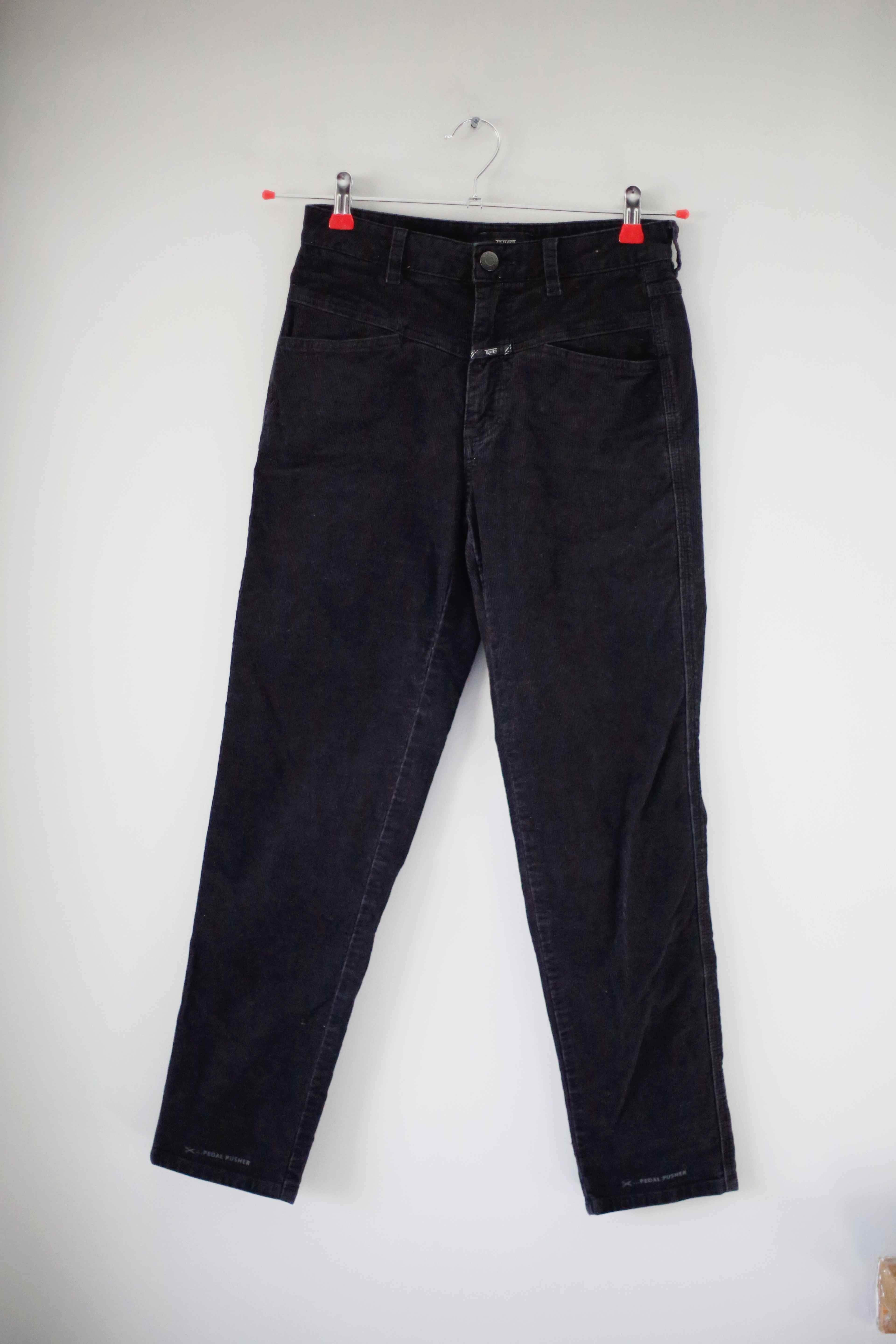 closed cordhose pedal pusher Closed Pedal Pusher schwarz 40 36 S Cord Cordhose high waist slim einf –  Handpicked pieces