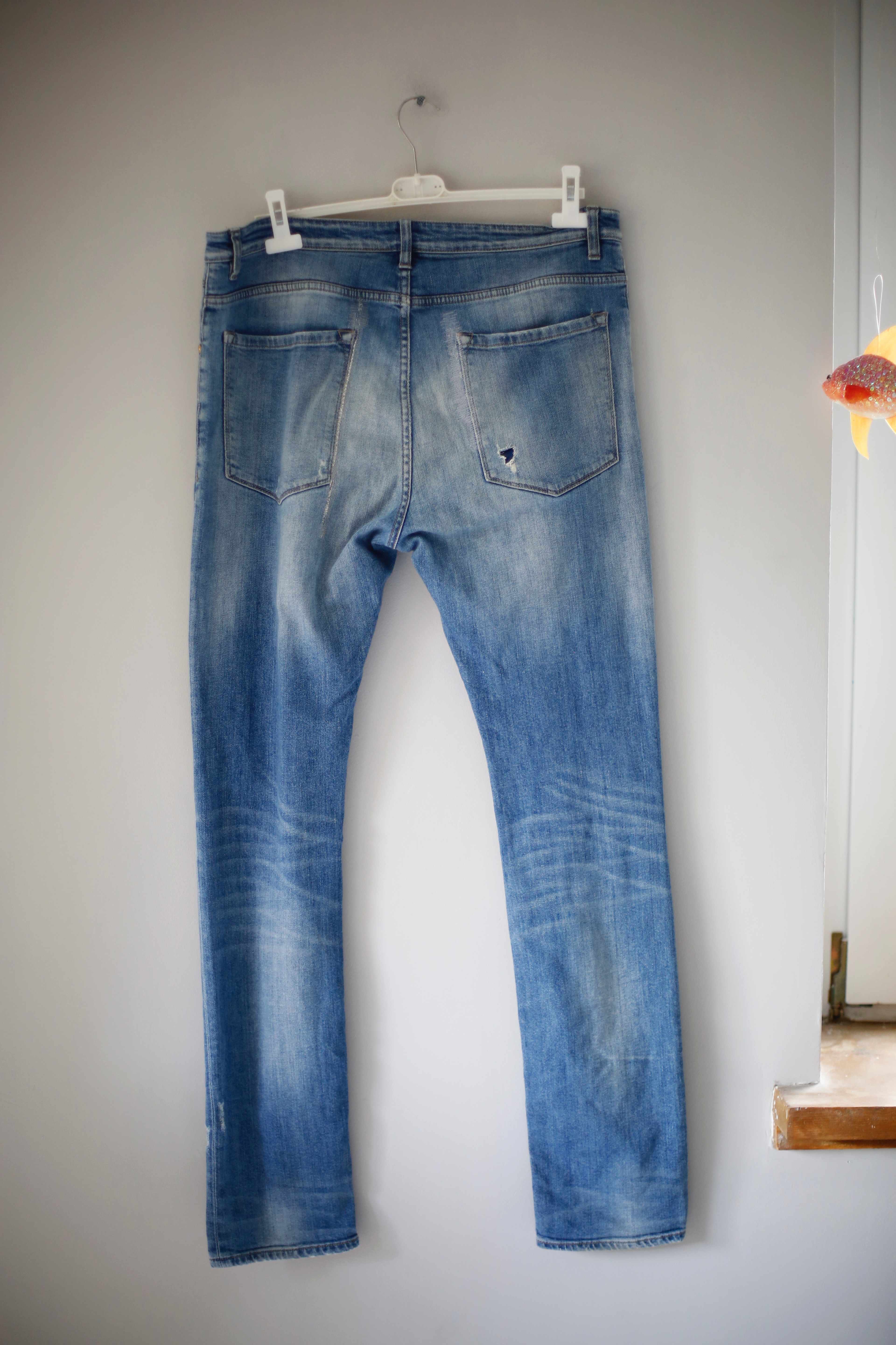 Closed Jeans Hose 36 Blau mid waist washed