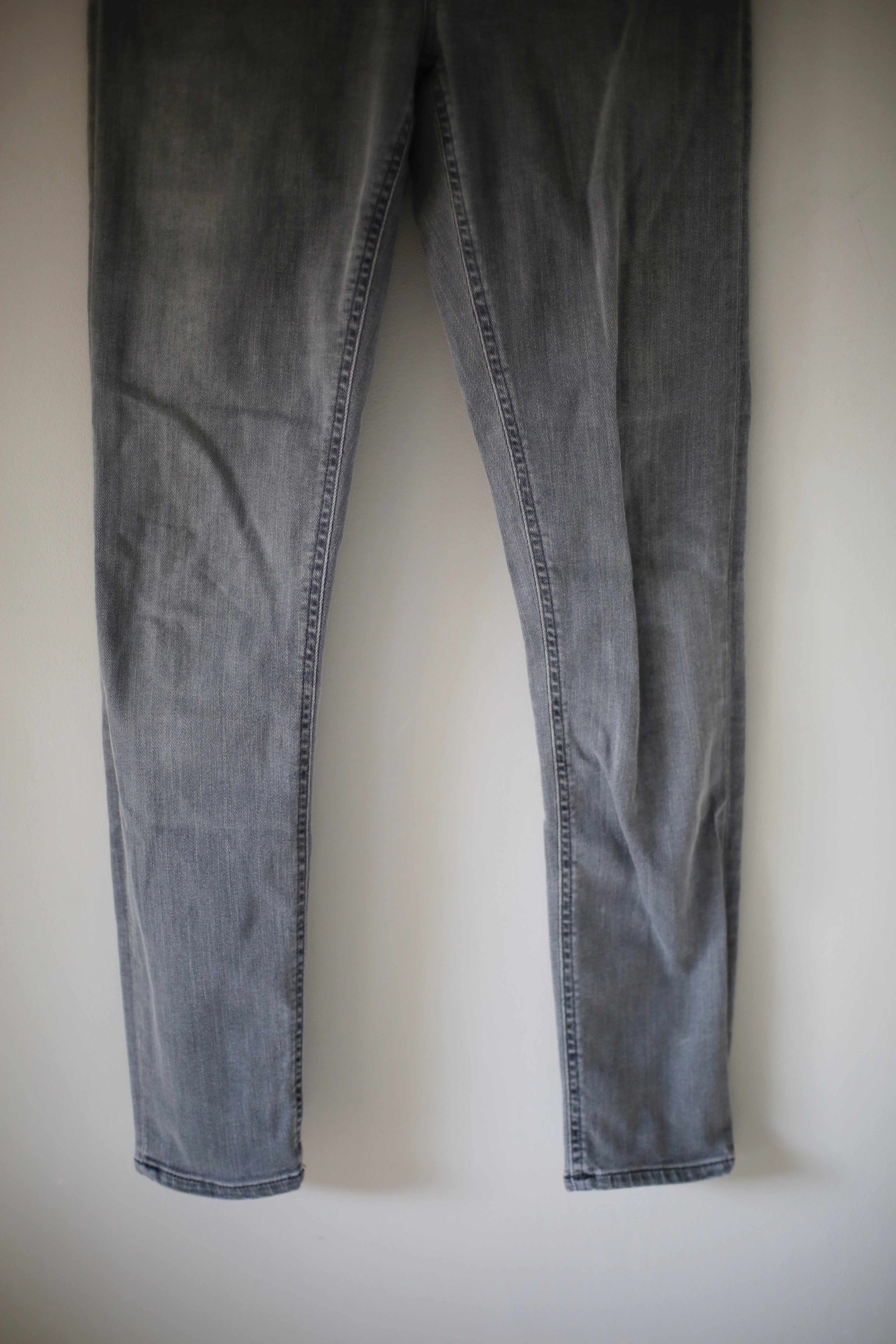 Acne Studios Hose grau 28/32 skin 5 ionx slim Röhrenhose mid waist