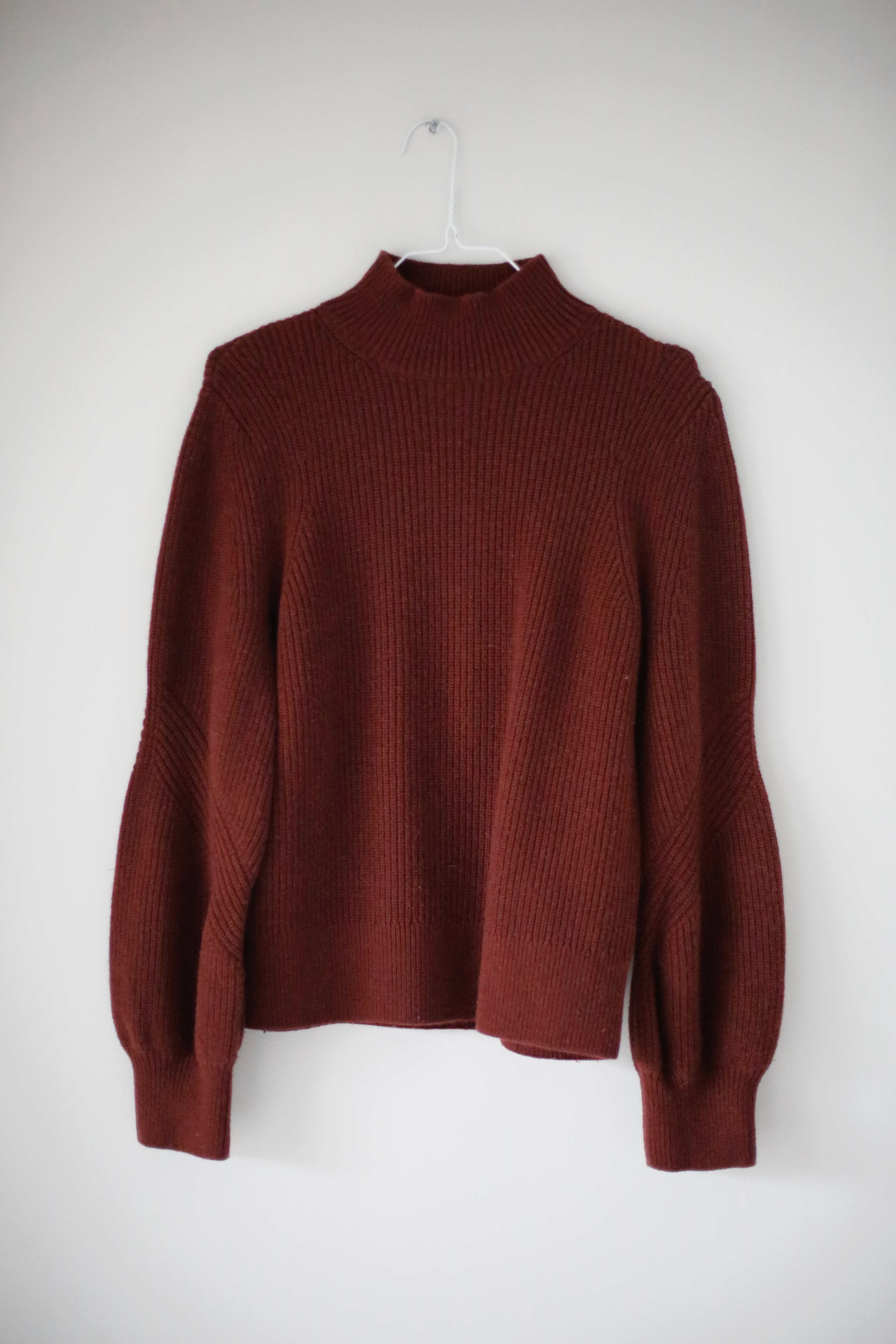 &other stories Pullover Rollkragenpullover Strickpullover 36 S paris atelier rot