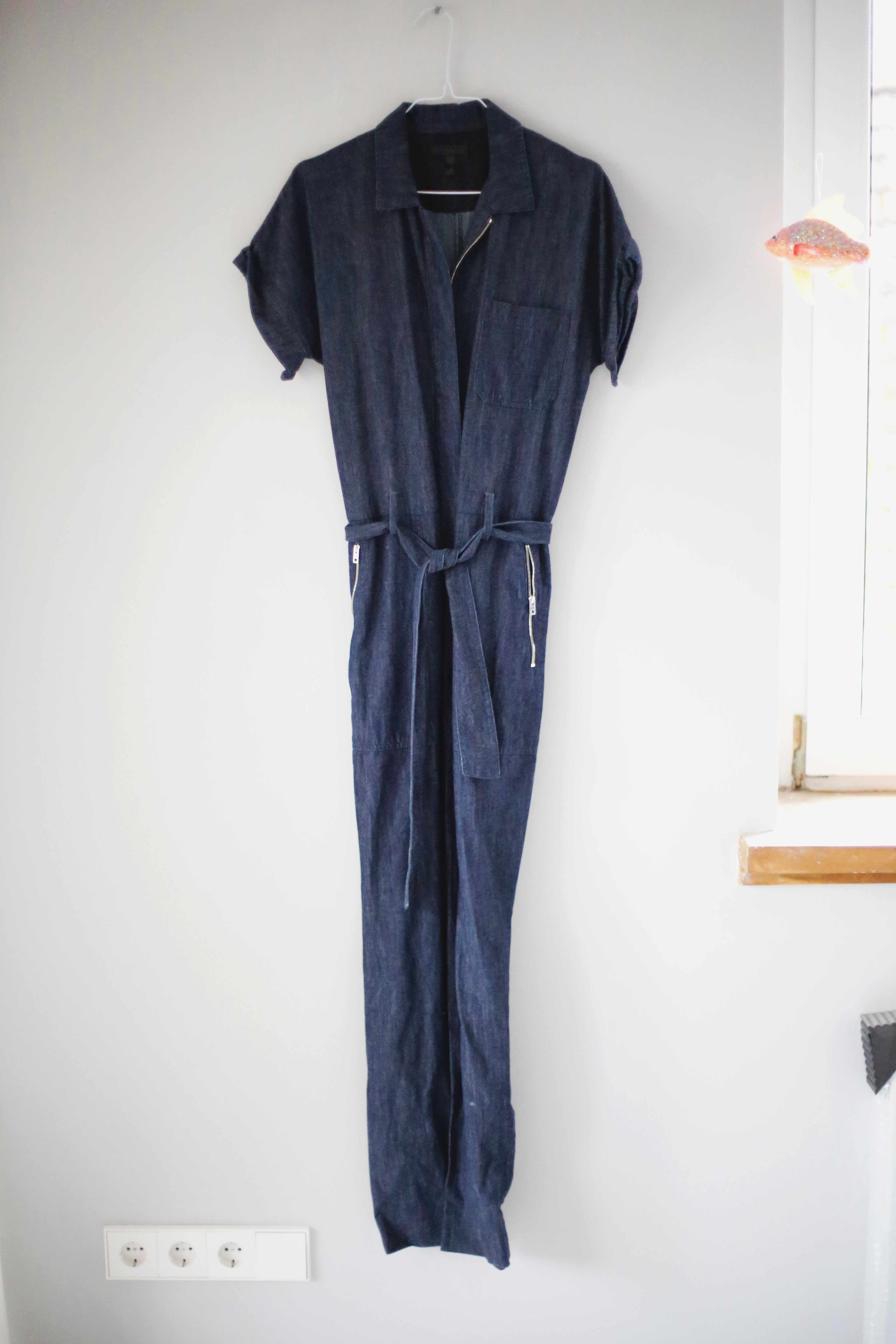 Rag and Bone Anzug Ganzkörperanzug Blau denim 38 M Overall Einteiler