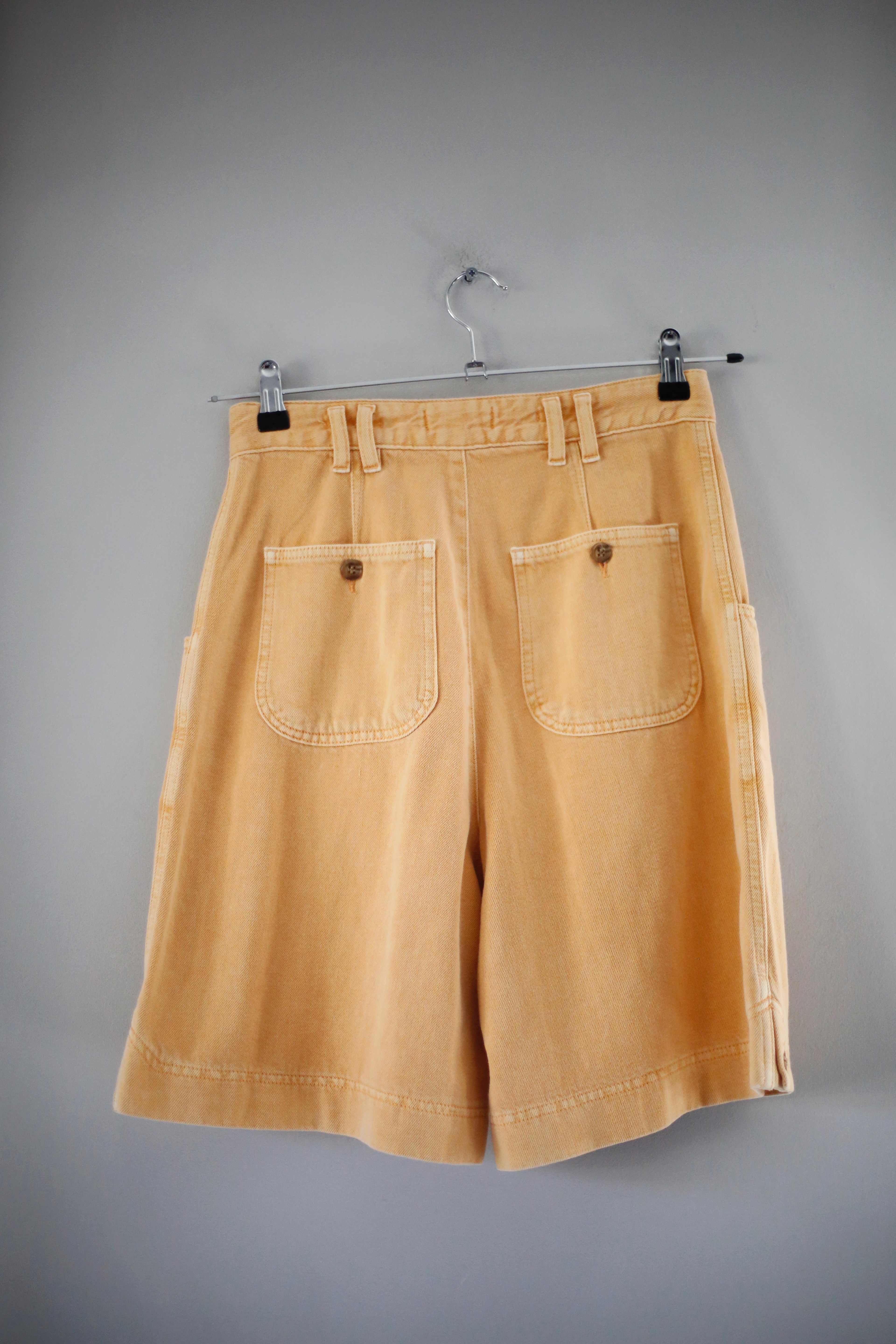 Closed Shirts neu Orange basic einfarbig 27 36 S Pastell Jeansshorts kurze Hose